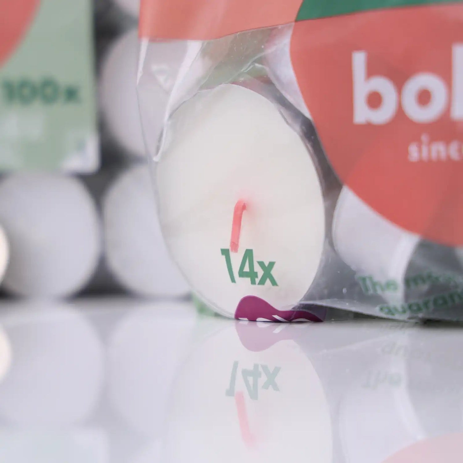 Bolsius Maxi - waxinelichtjes 10 - uur zak 14 stuks - Goedvoorbereid.nl