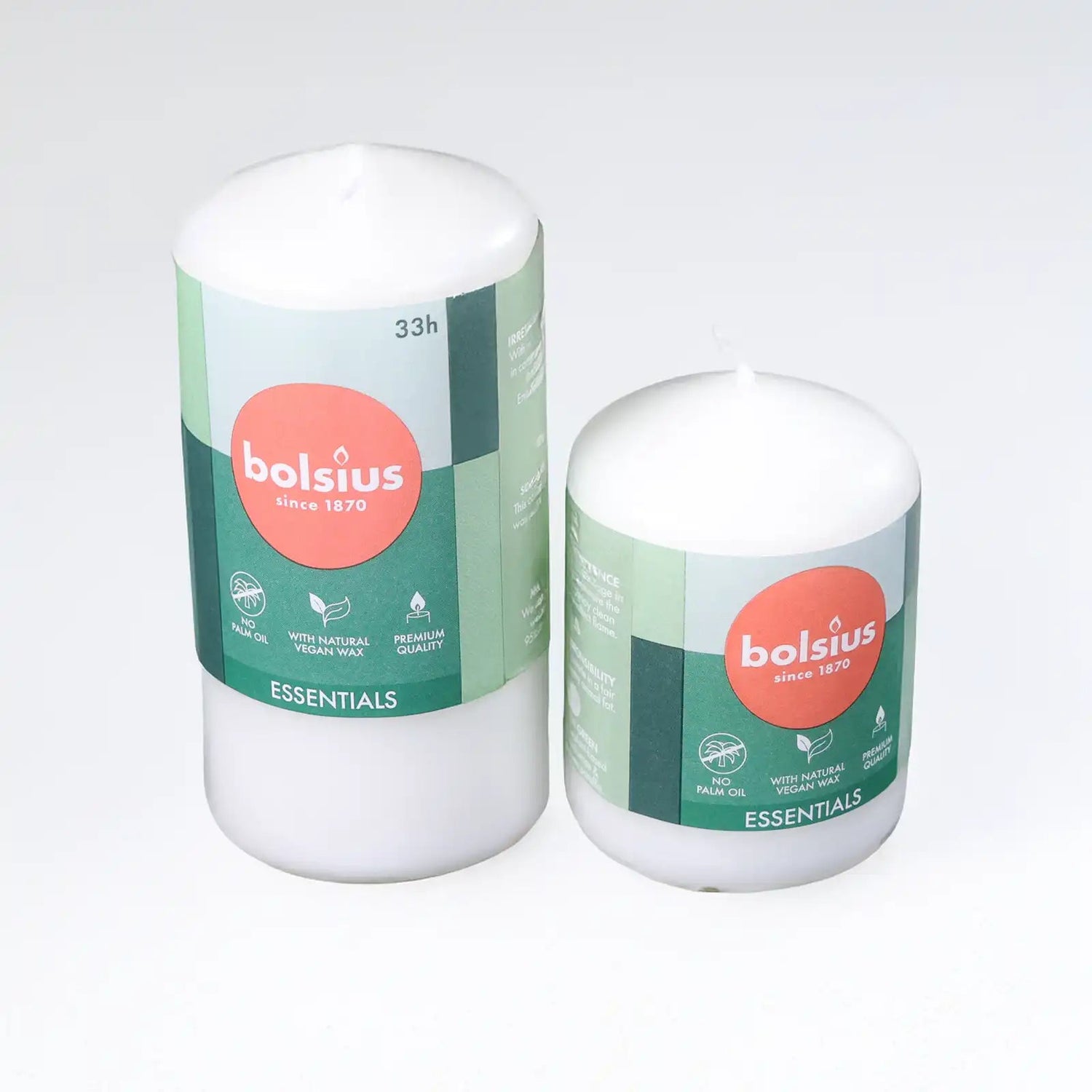 Bolsius Stompkaars 120/58 Cloudy White - Goedvoorbereid.nl