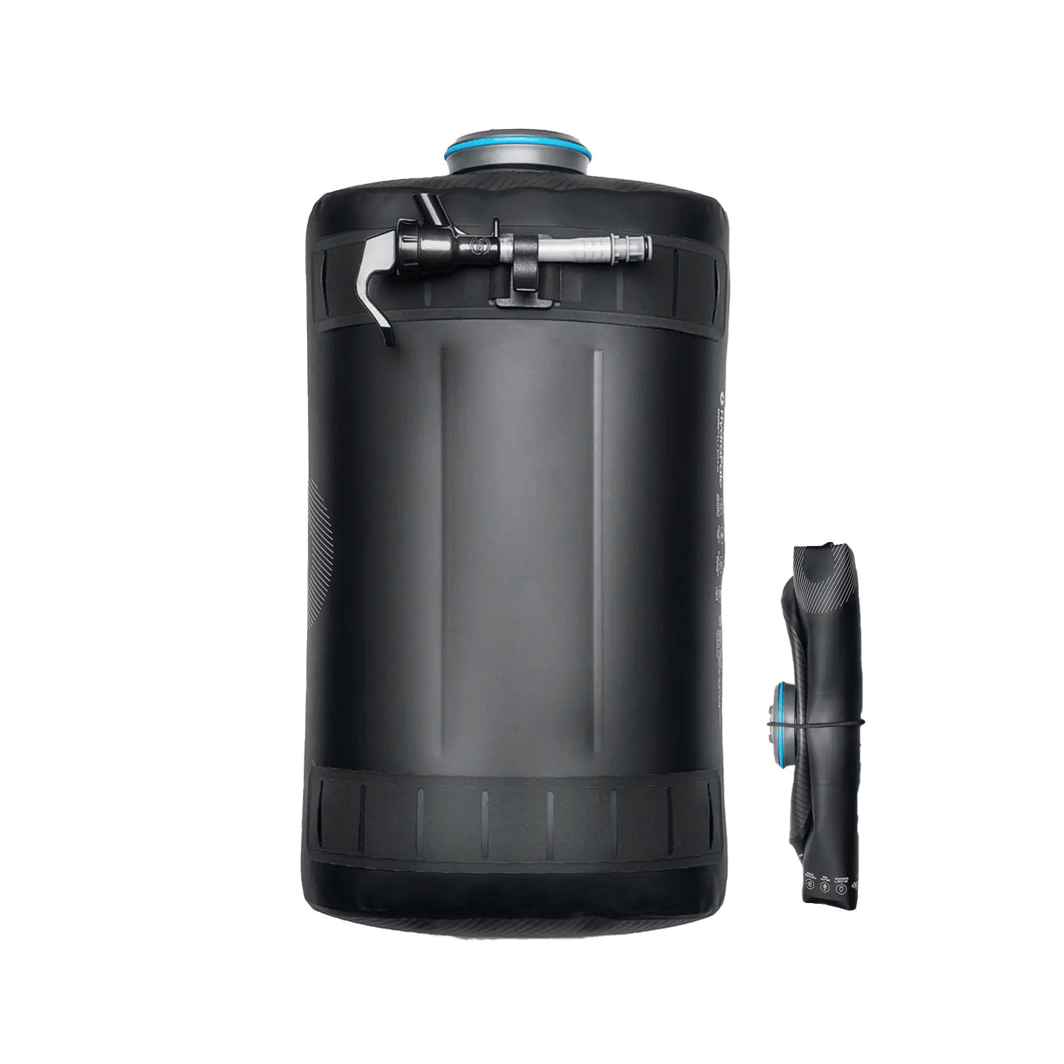 HydraPak Expedition 8L opvouwbaar waterreservoir - Chasm Black - Goedvoorbereid.nl