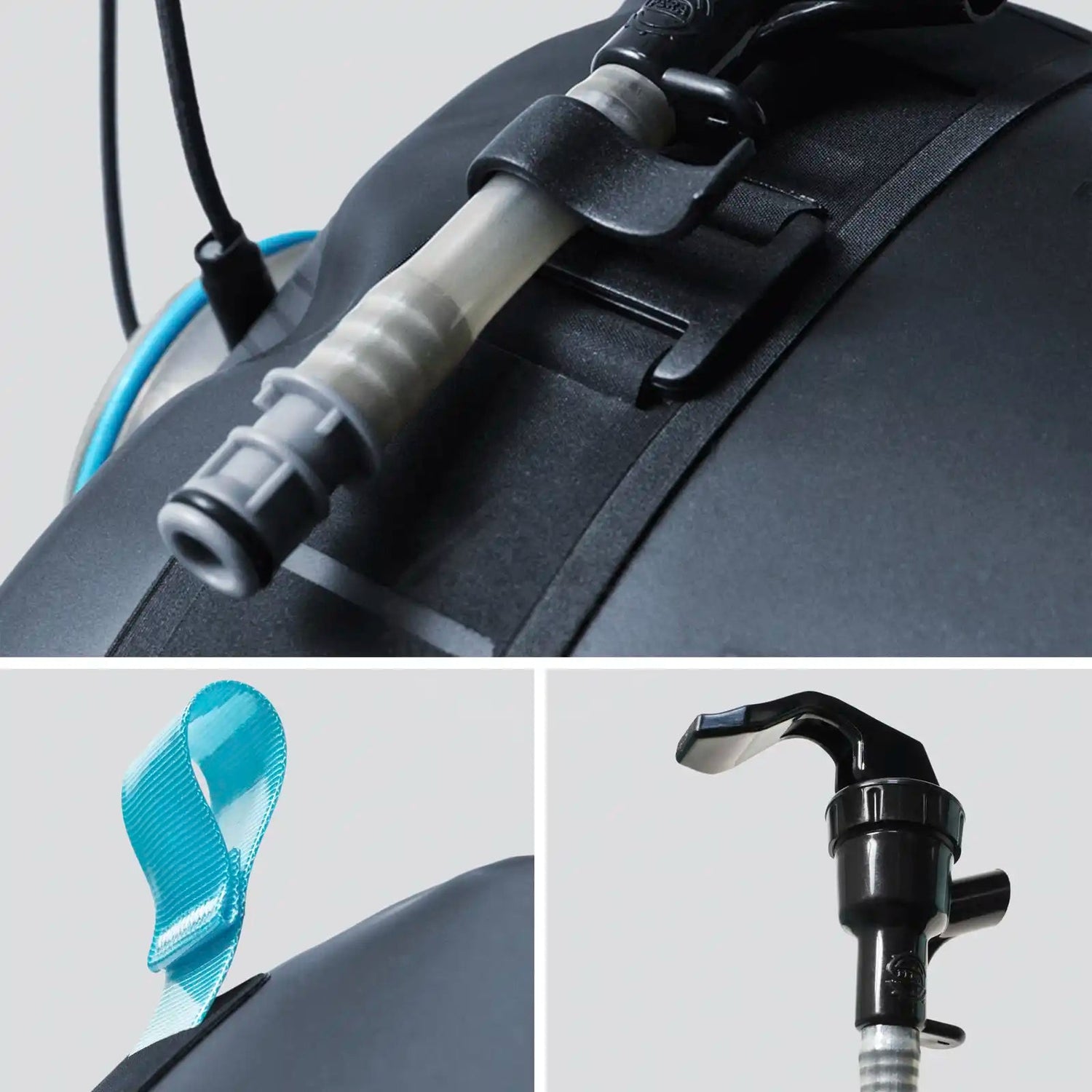 HydraPak Expedition 8L opvouwbaar waterreservoir - Chasm Black - Goedvoorbereid.nl