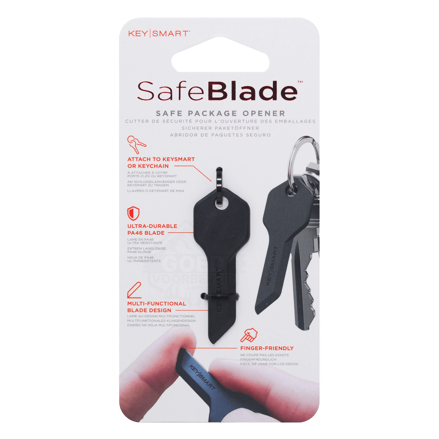 Keysmart SafeBlade Black - Goedvoorbereid.nl