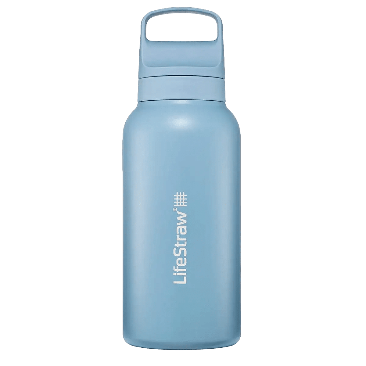 LifeStraw Go 2.0 Water Filter Fles 1L Icelandic Blue RVS - Goedvoorbereid.nl