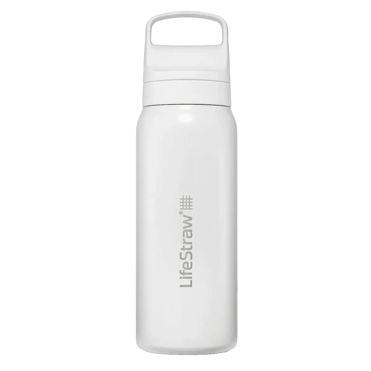 LifeStraw Go 2.0 Water Filter Fles 1L Wit RVS - Goedvoorbereid.nl