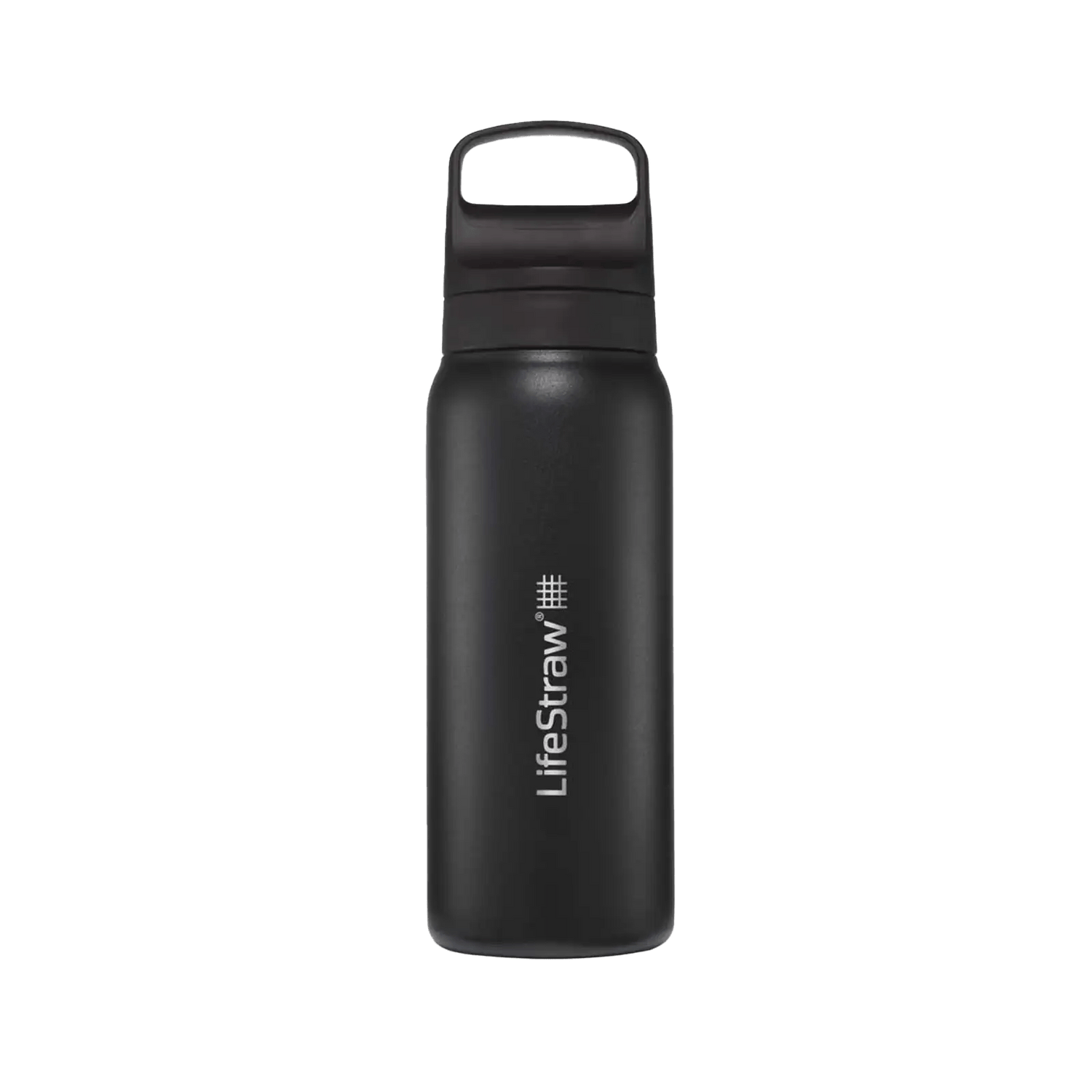 LifeStraw Go 2.0 Water Filter Fles 1L Zwart RVS - Goedvoorbereid.nl