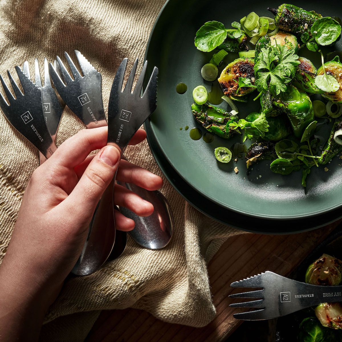 Light my fire - RVS Spork - Goedvoorbereid.nl