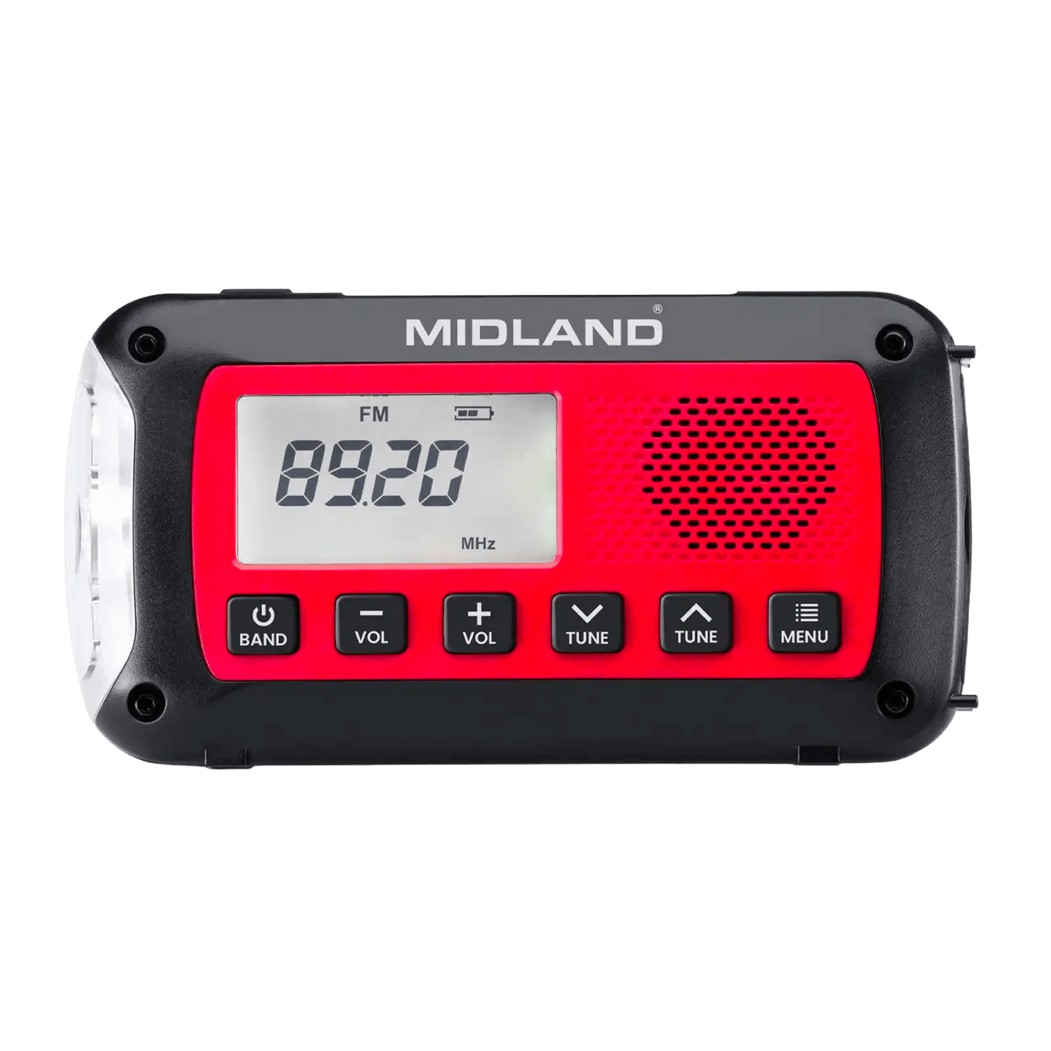 Midland ER100 Multi - functionele Noodradio (Powerbank, AM/FM Radio & Dynamo Zaklamp) - Goedvoorbereid.nl