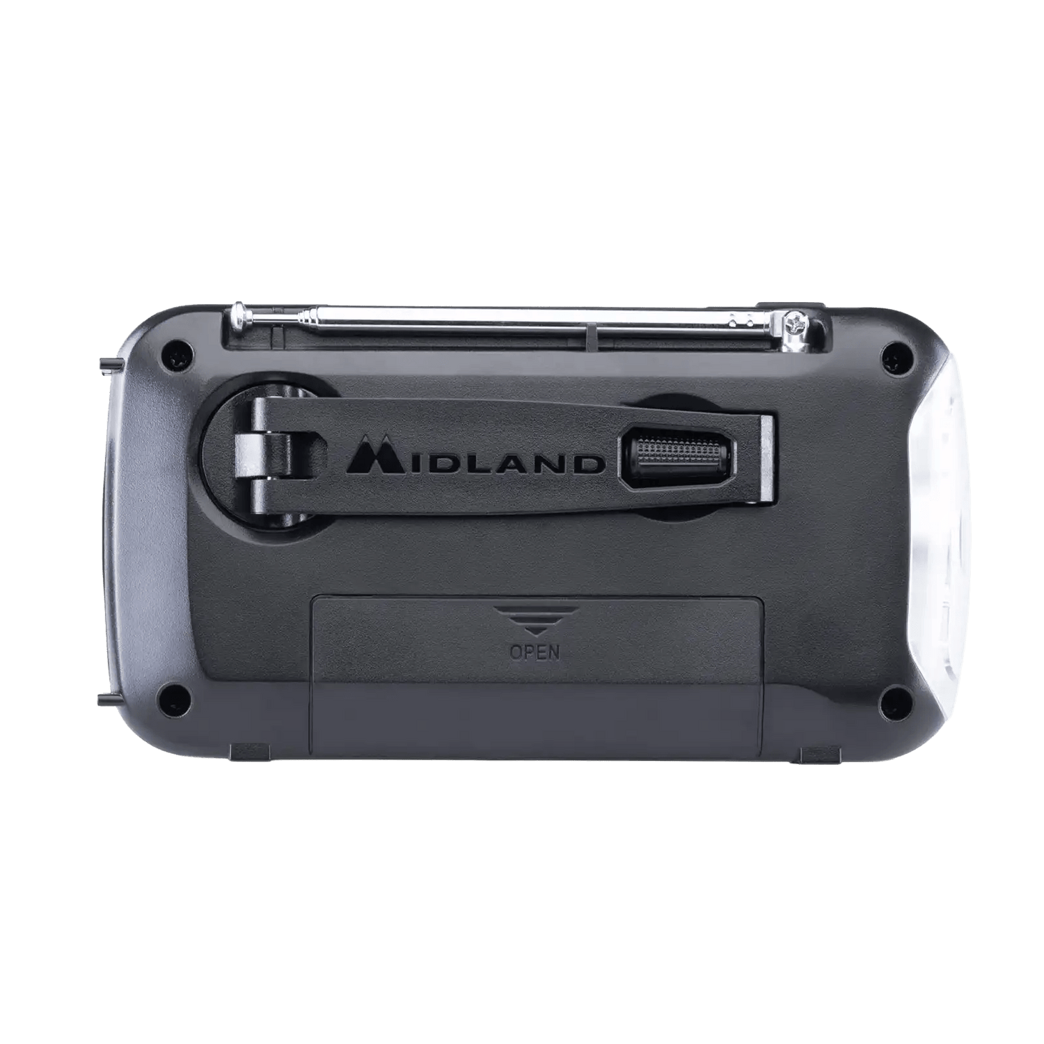 Midland ER100 Multi - functionele Noodradio (Powerbank, AM/FM Radio & Dynamo Zaklamp) - Goedvoorbereid.nl