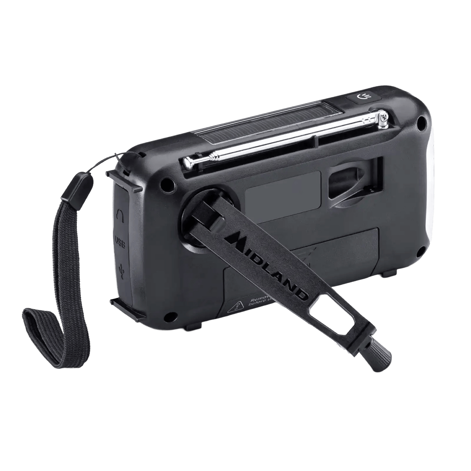 Midland ER100 Multi - functionele Noodradio (Powerbank, AM/FM Radio & Dynamo Zaklamp) - Goedvoorbereid.nl