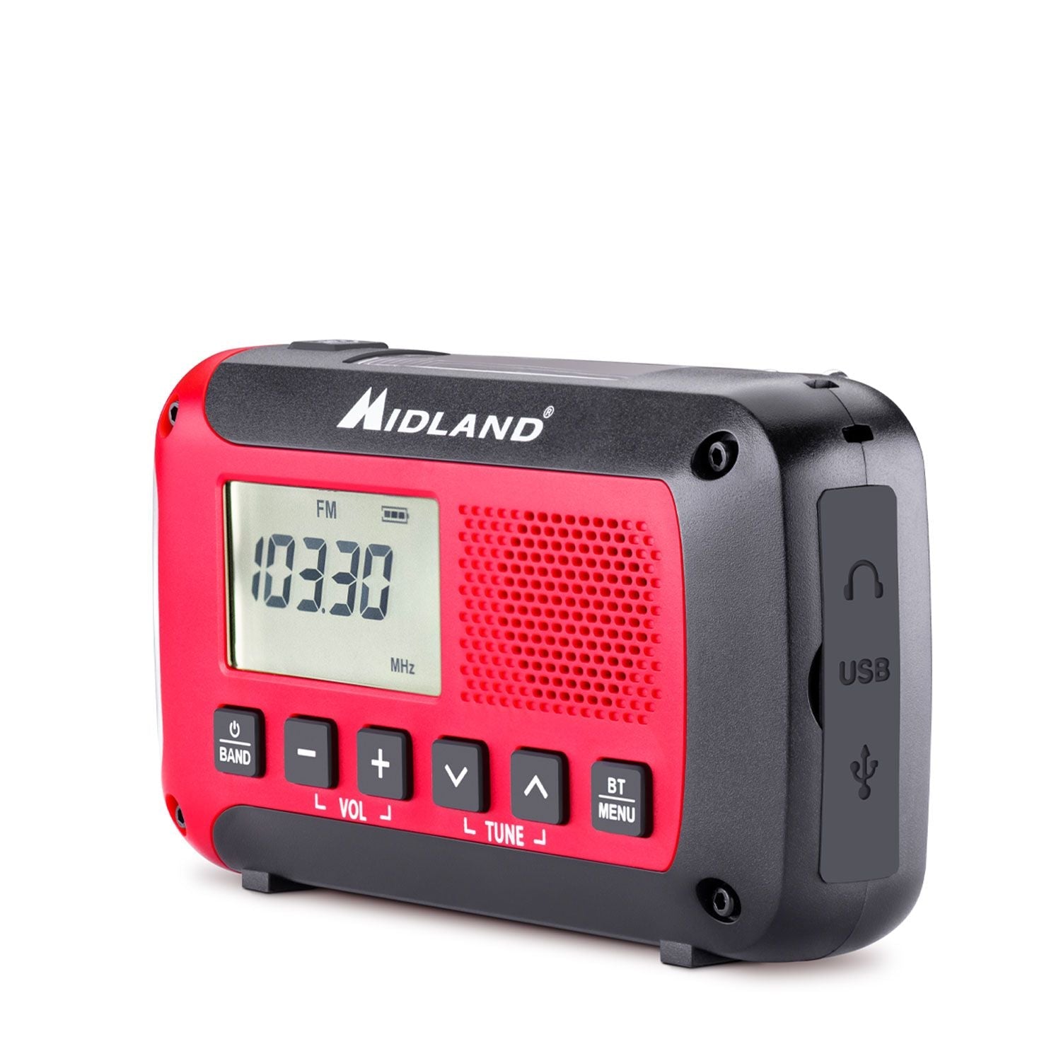 Midland ER250BT Multifunctionele noodradio (Powerbank, zaklamp, bluetooth speaker) - Goedvoorbereid.nl