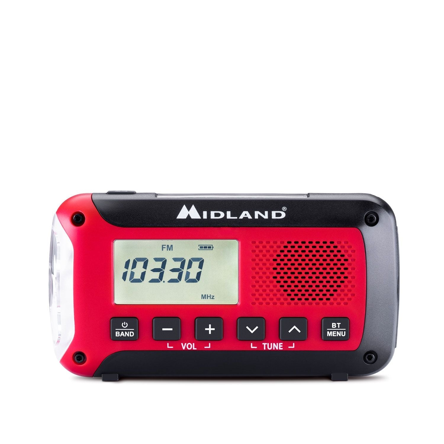 Midland ER250BT Multifunctionele noodradio (Powerbank, zaklamp, bluetooth speaker) - Goedvoorbereid.nl