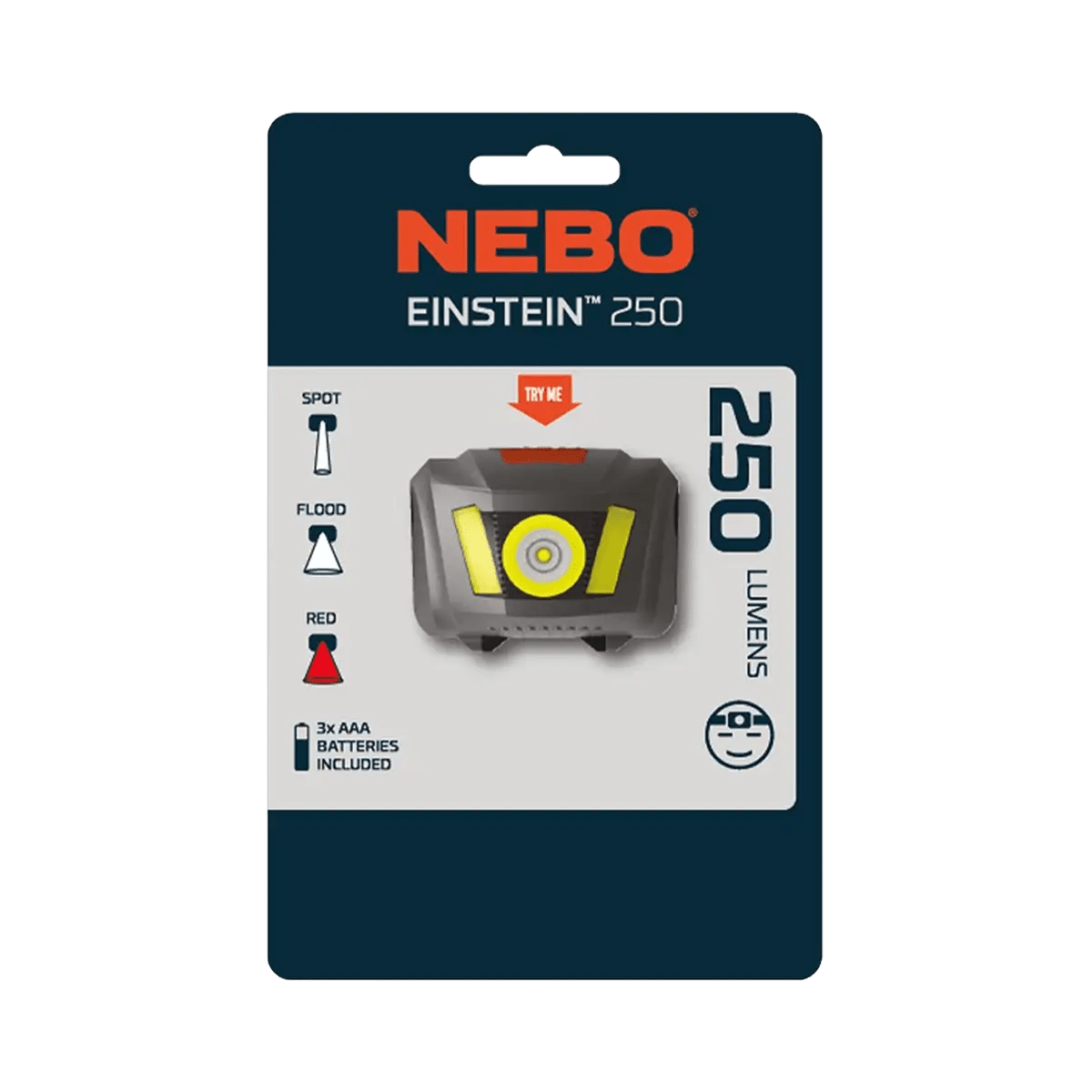 Nebo Einstein 250 Hoofdlamp - Goedvoorbereid.nl