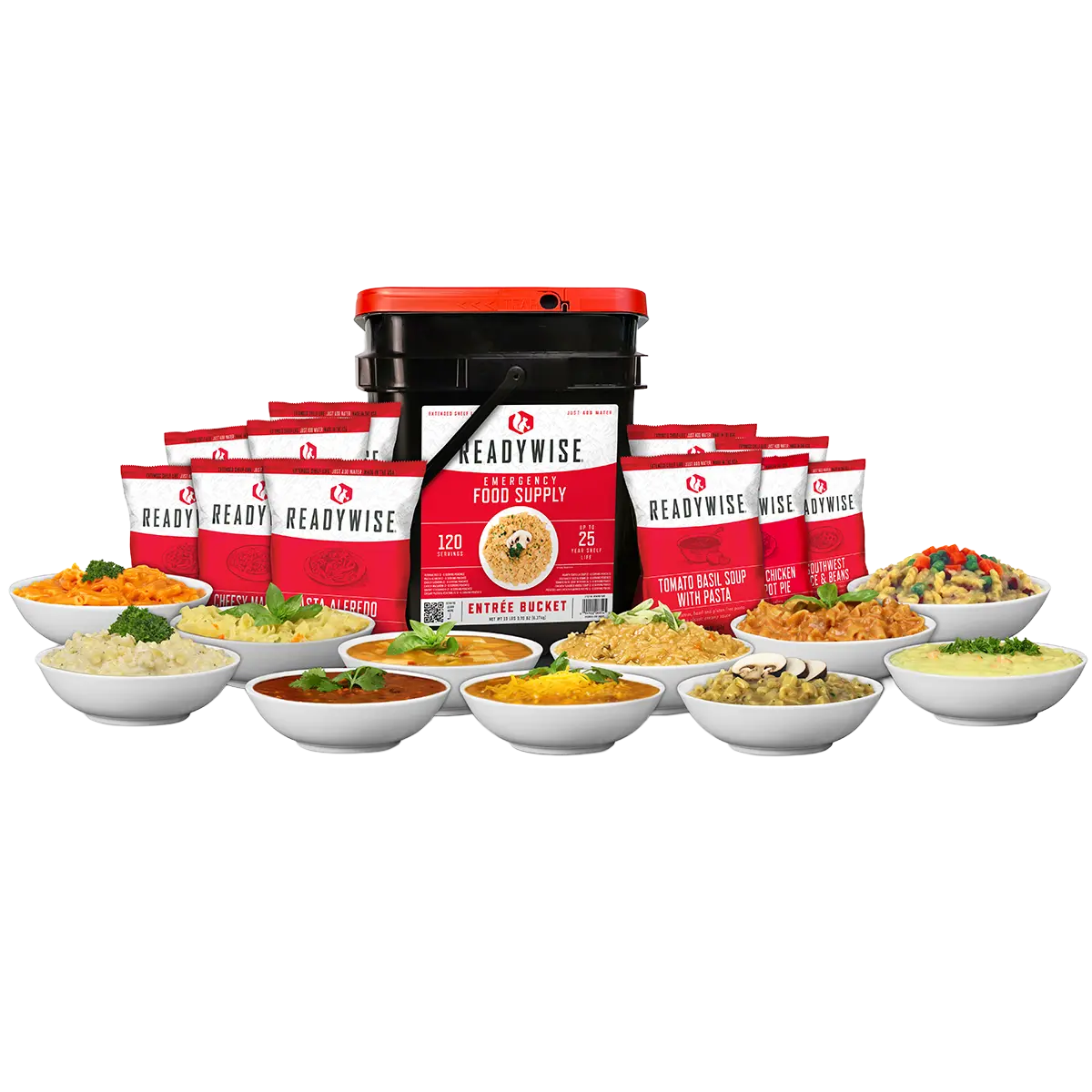 ReadyWise Noodrantsoen Hoofdmaaltijden - 120 Porties 13 dagen - Goedvoorbereid.nl