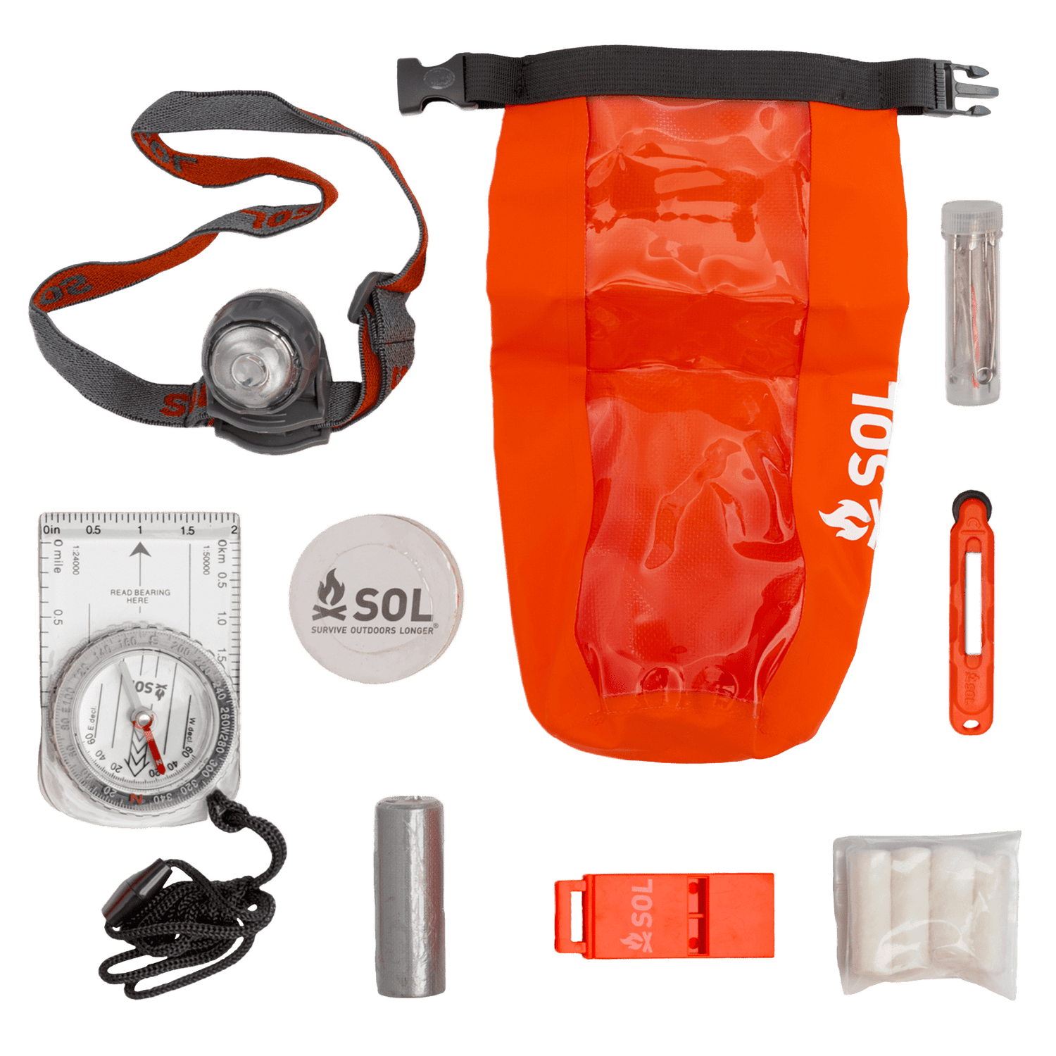 S.O.L. Adventure Ready Kit - Waterdichte survival kit - Goedvoorbereid.nl