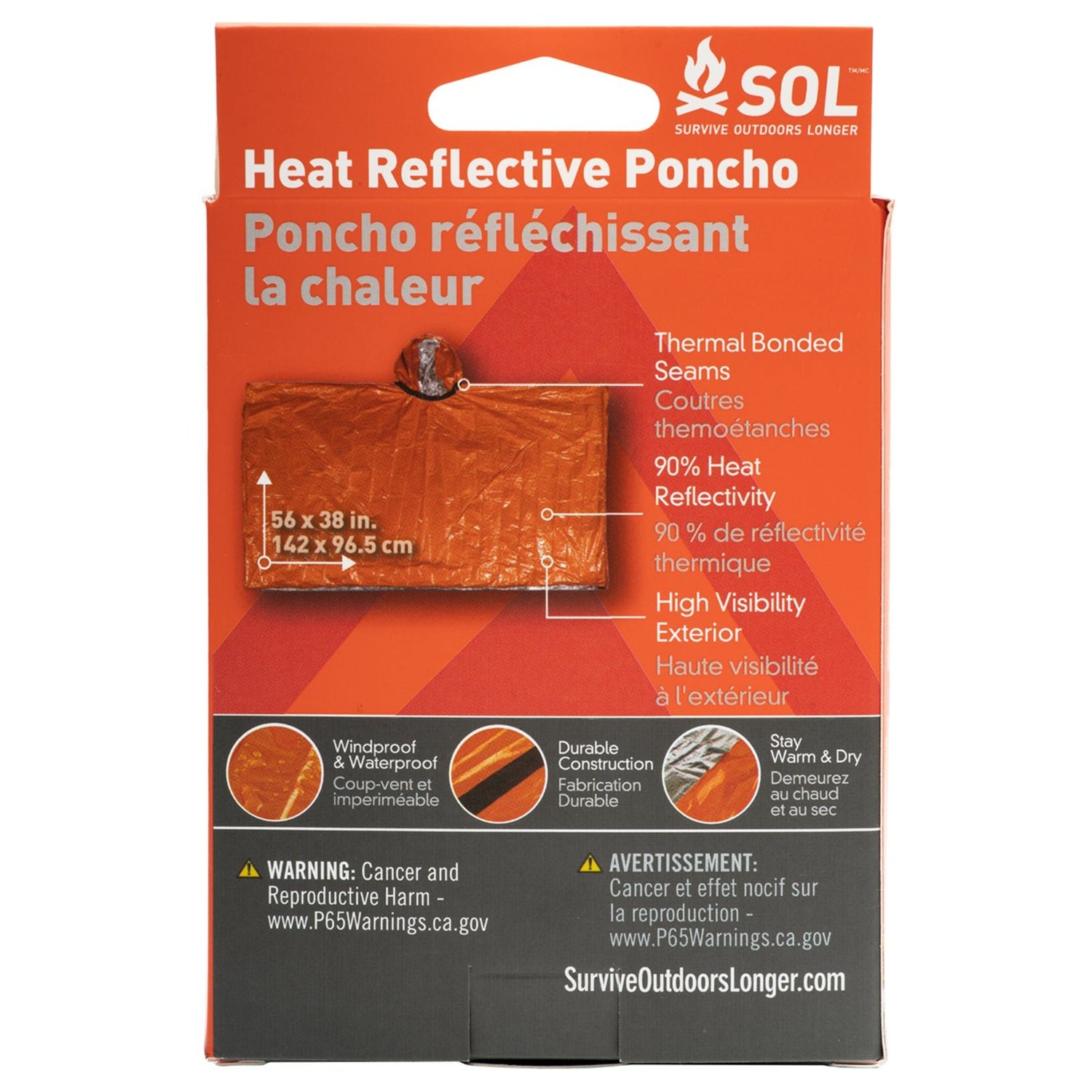 S.O.L. Thermische Poncho - Goedvoorbereid.nl