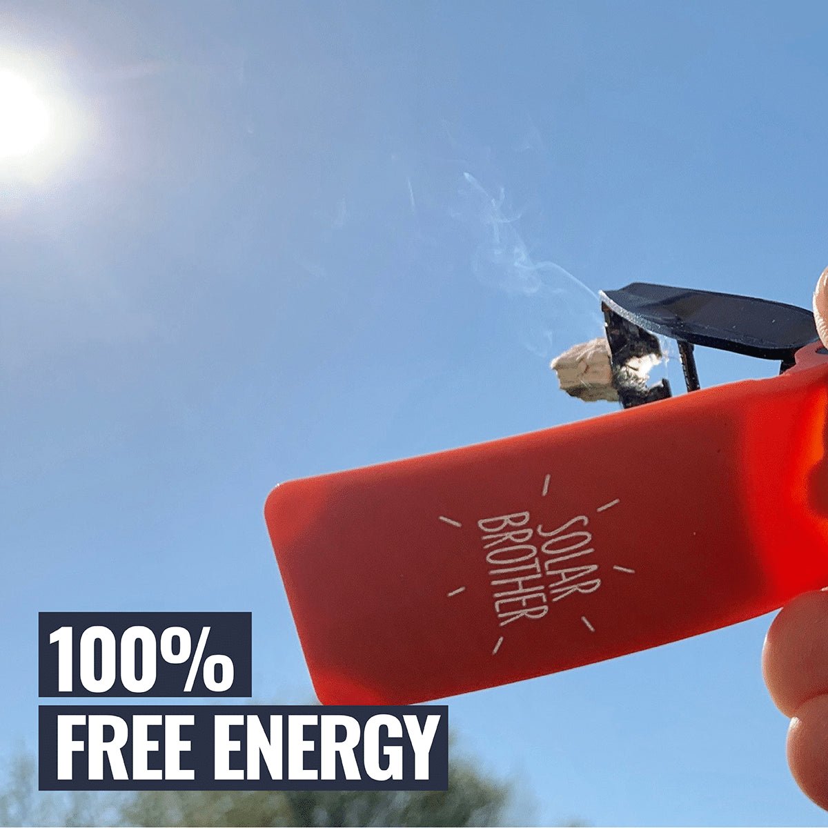 Solar Brother SunCase V2 vuurstarter op zonlicht groen - Goedvoorbereid.nl