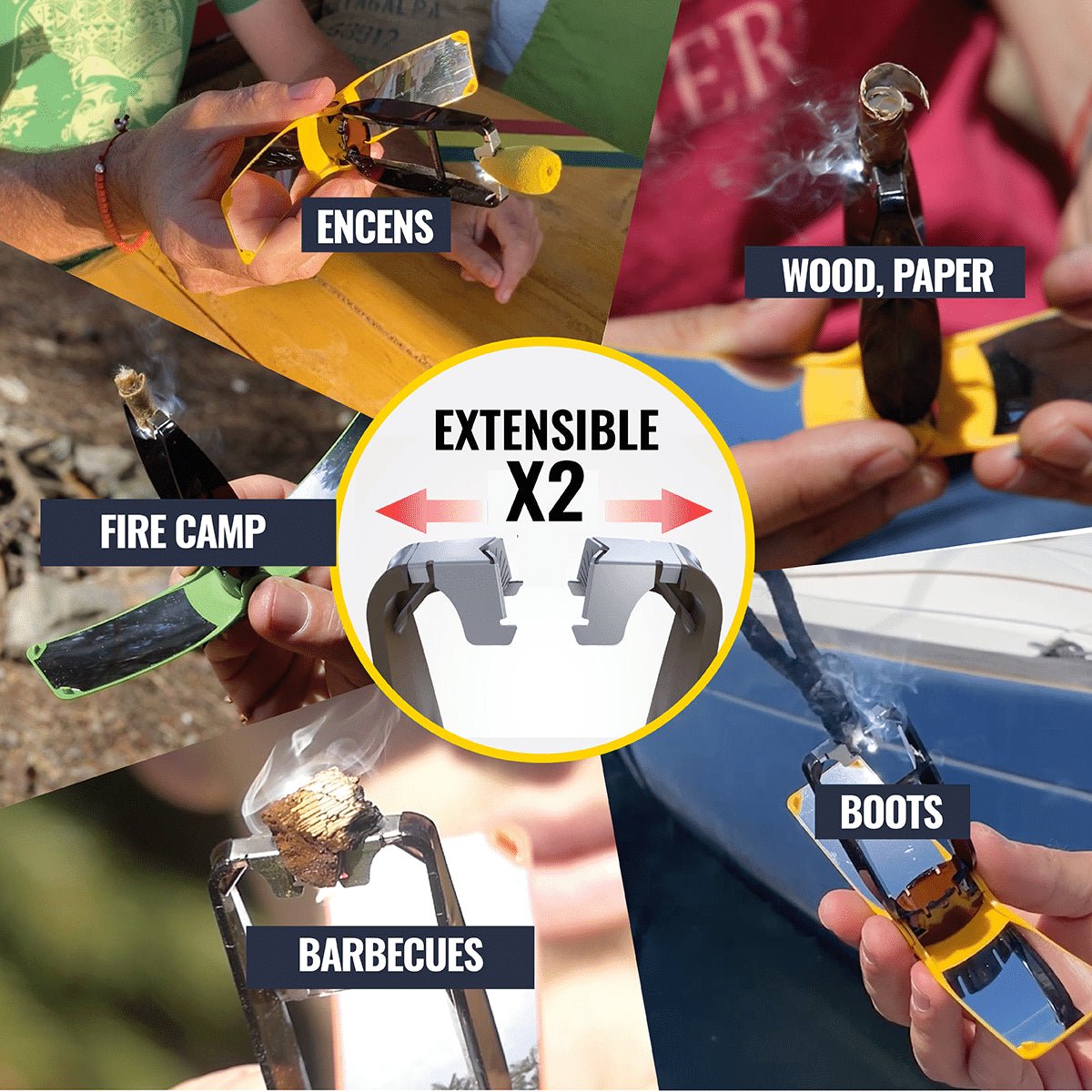 Solar Brother SunCase V2 vuurstarter op zonlicht groen - Goedvoorbereid.nl