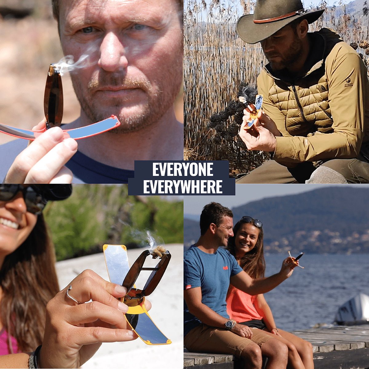 Solar Brother SunCase V2 vuurstarter op zonlicht groen - Goedvoorbereid.nl