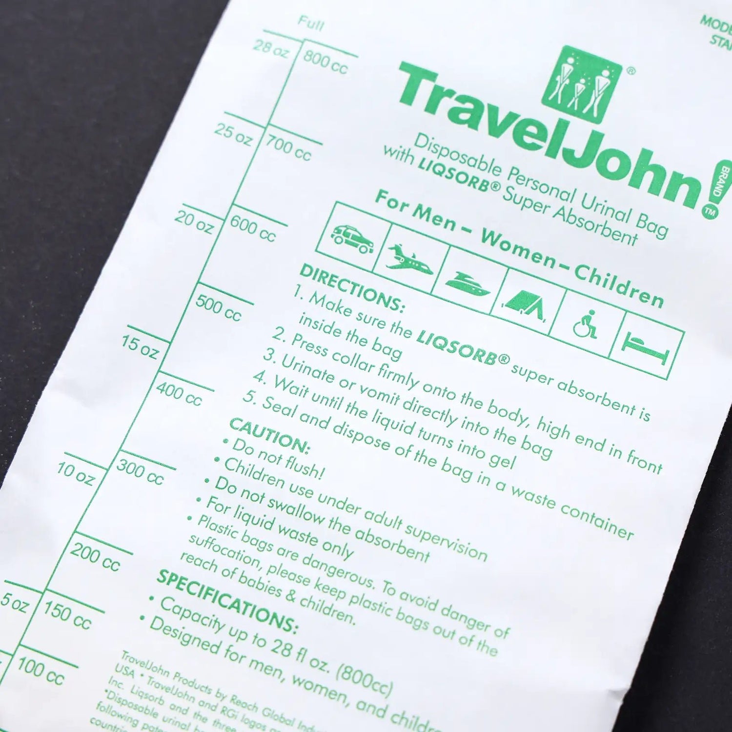 TravelJohn plaszakjes 4 stuks - Goedvoorbereid.nl