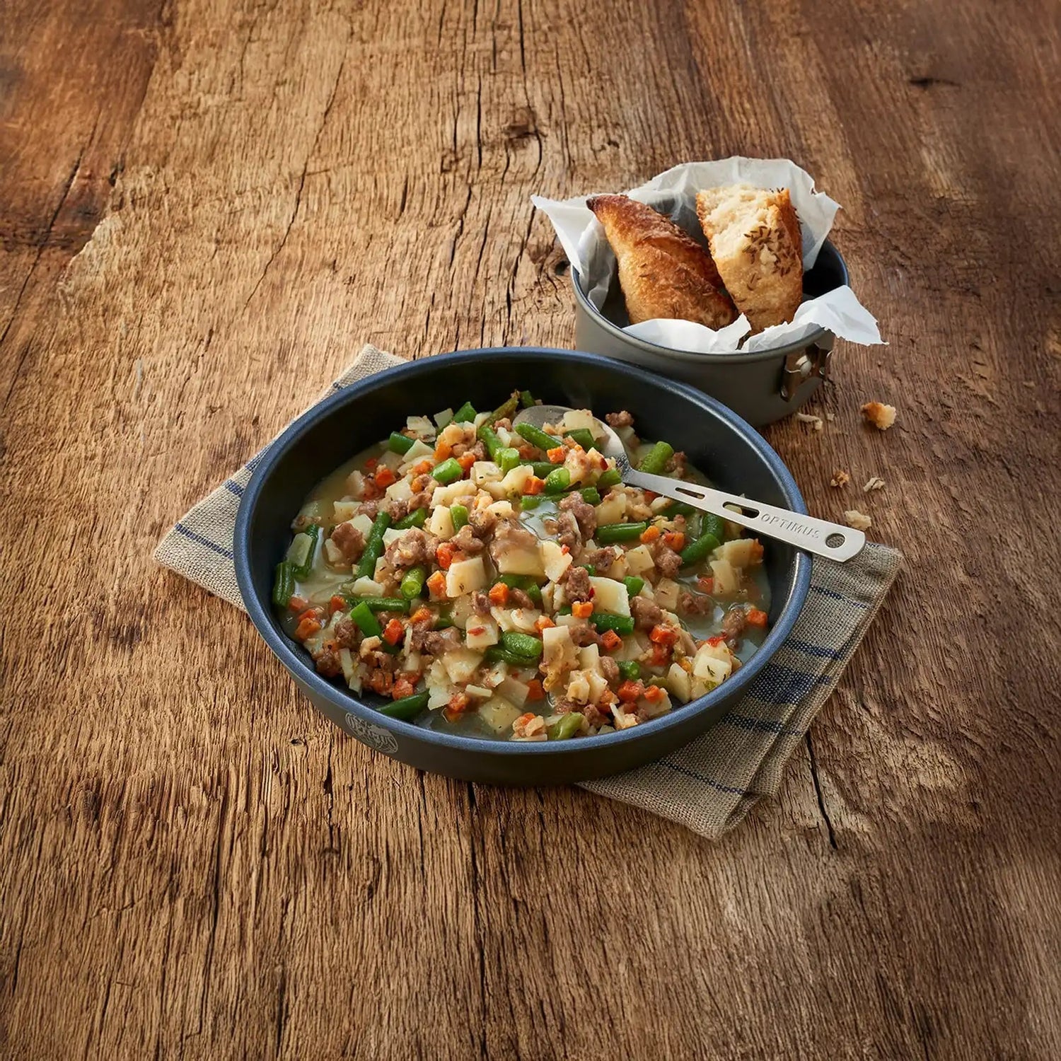 Trek 'n Eat Aardappelpannetje met rundvlees en bonen 170g - Goedvoorbereid.nl