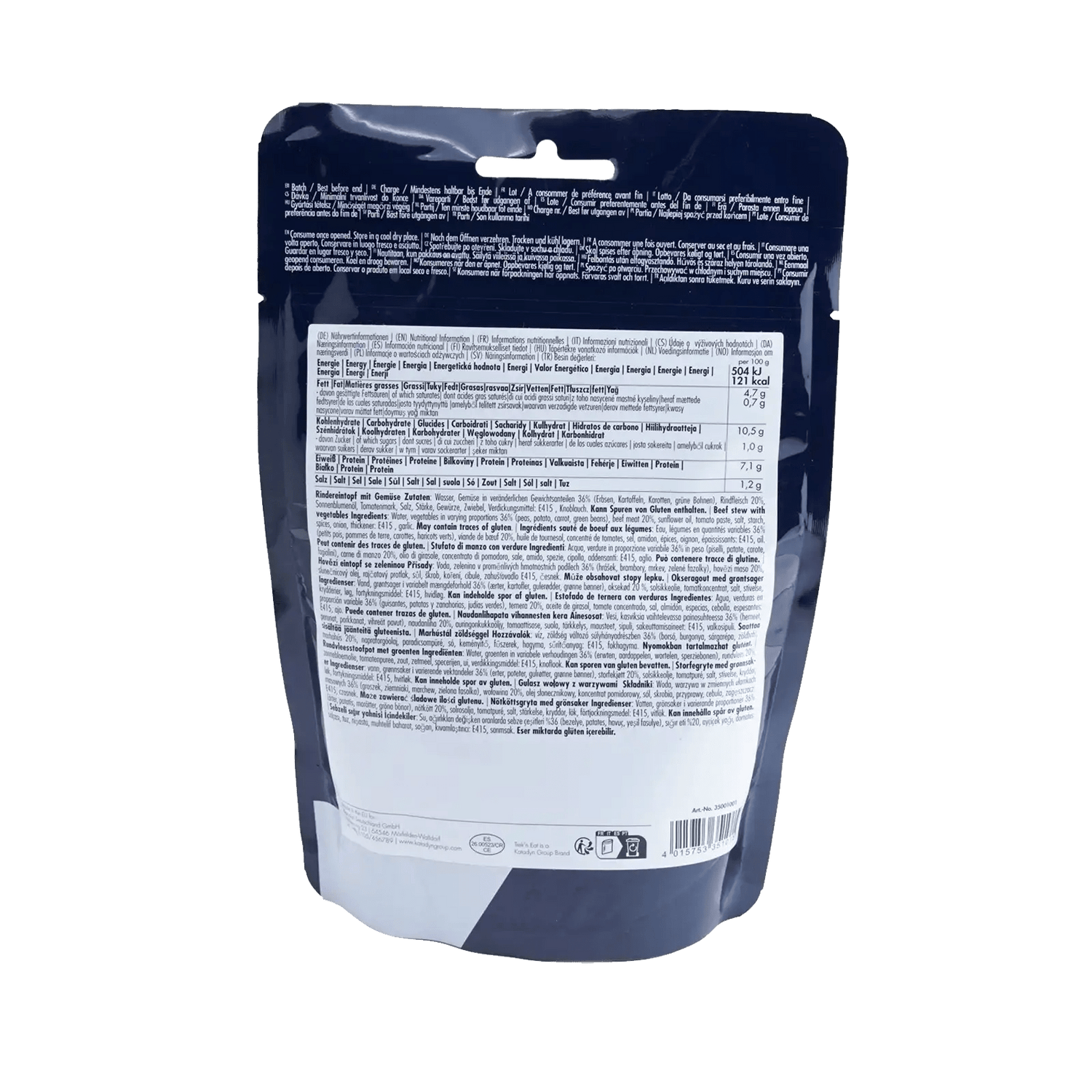 Trek 'n Eat RTE Series - Rundvleesstoofpot met groenten 350g - Goedvoorbereid.nl