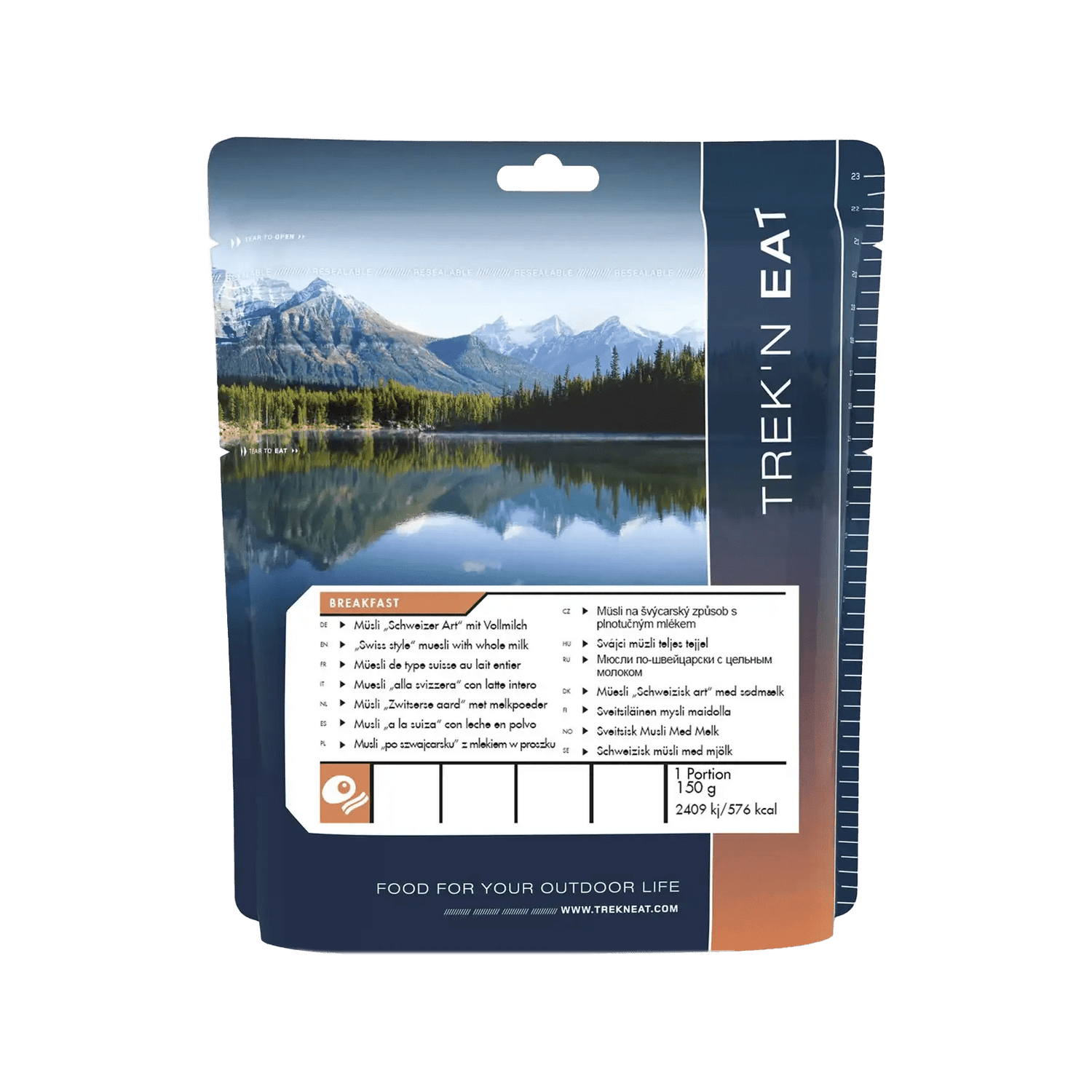 Trek'n Eat Zwitserse muesli met melk - Goedvoorbereid.nl
