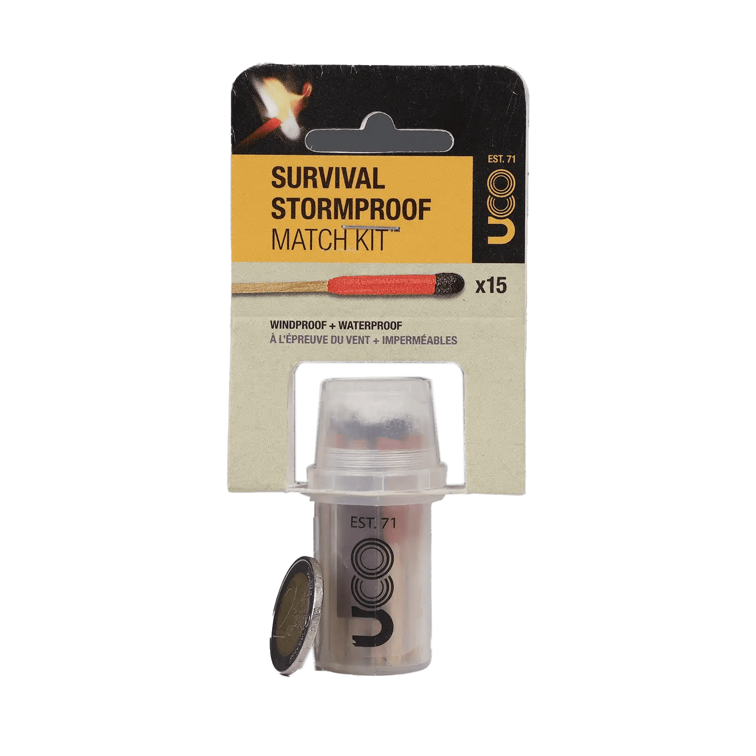UCO Survival lucifers (stormproof matches) - Goedvoorbereid.nl