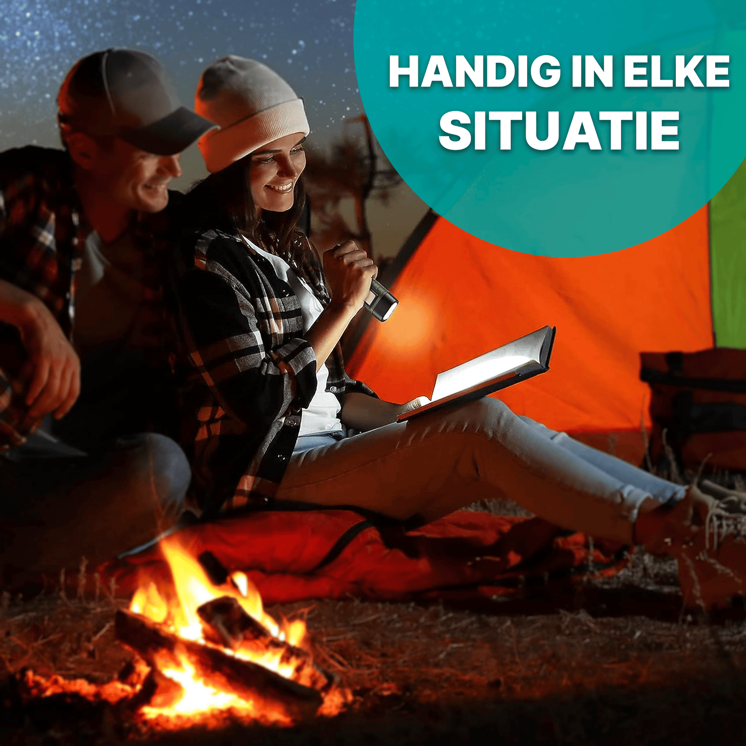 What's Goods Dynamo opwindbare/oplaadbare LED zaklamp - Goedvoorbereid.nl