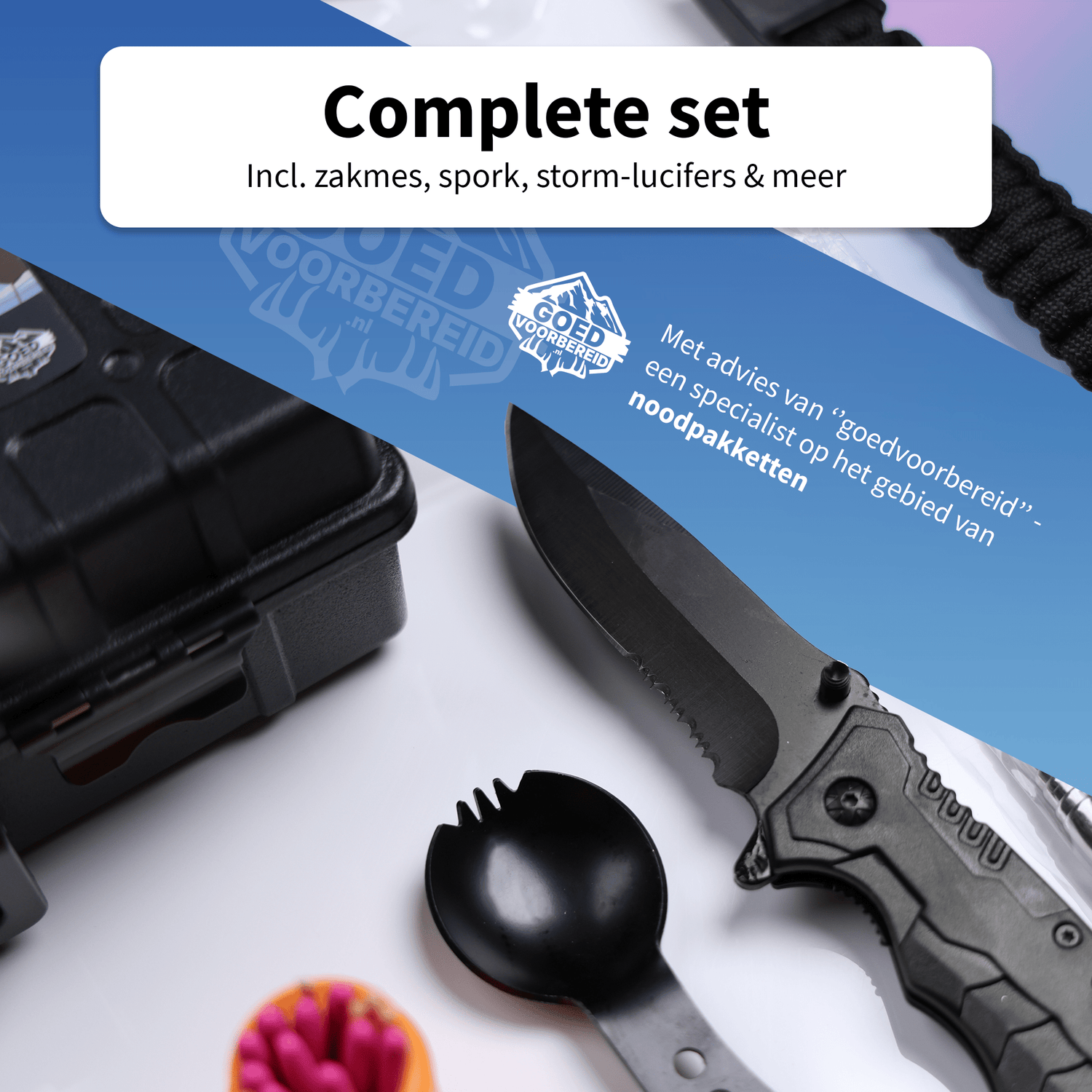 What's Goods - Essentials Survival Kit - Goedvoorbereid.nl