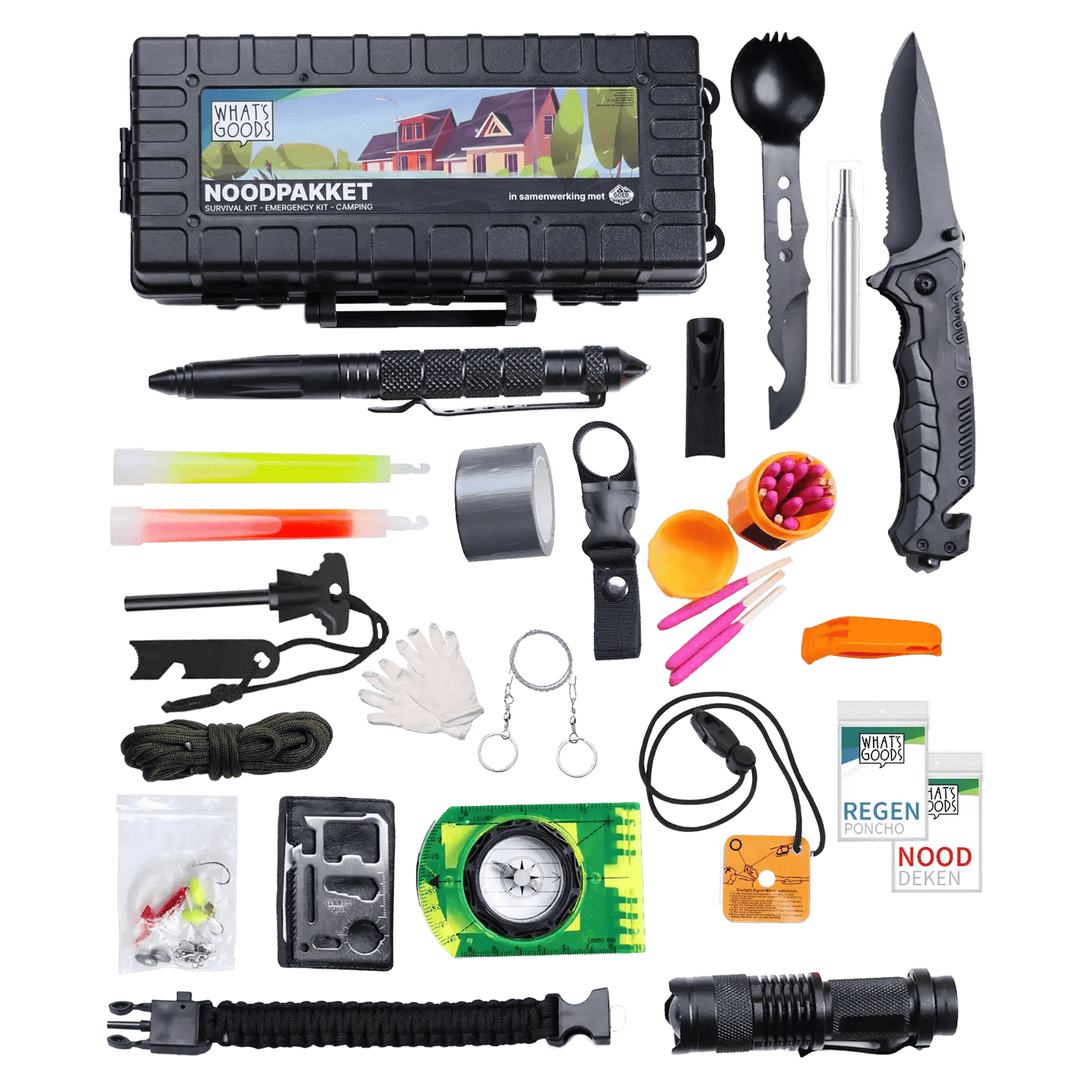 What's Goods - Essentials Survival Kit - Goedvoorbereid.nl