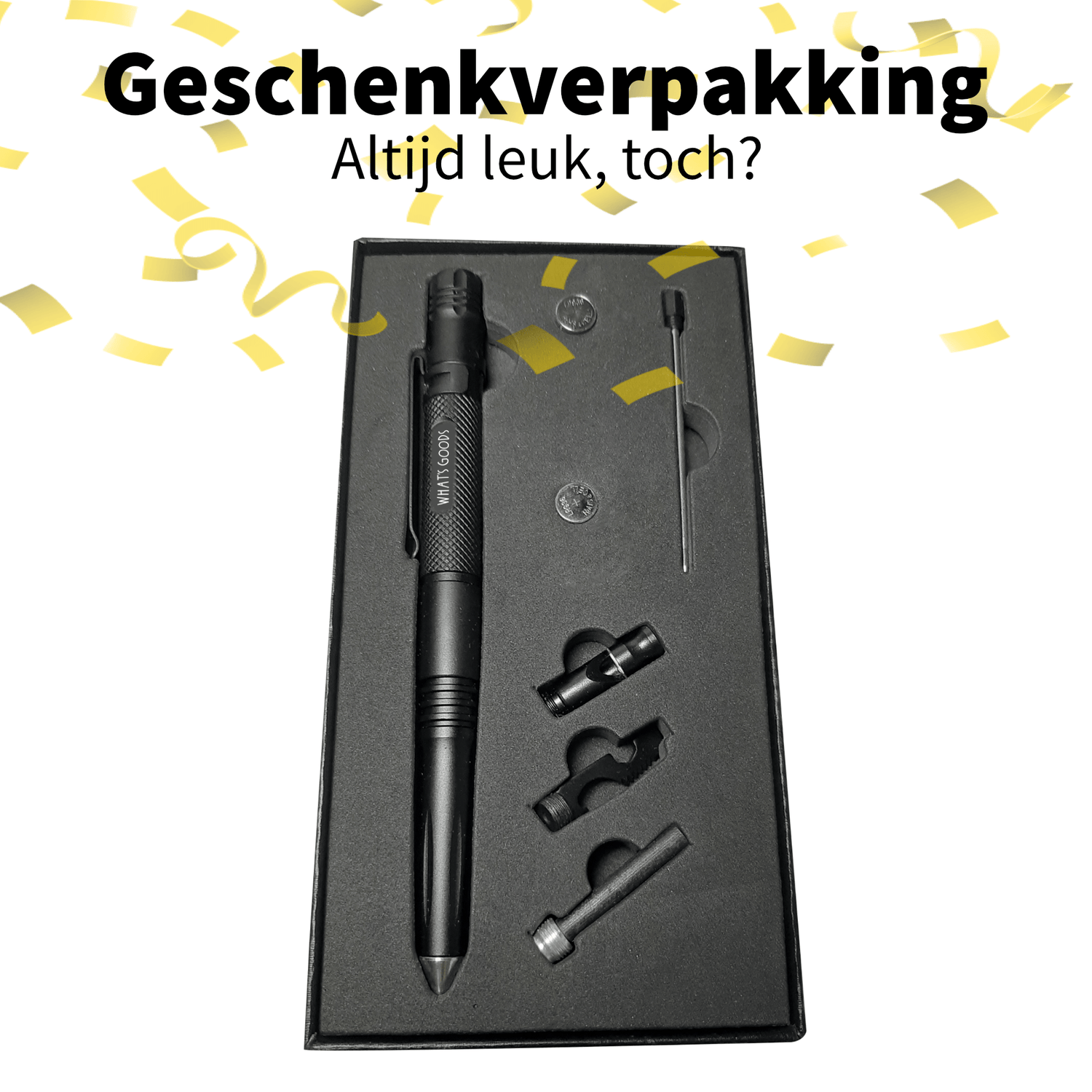 What's Goods Tactical pen All - in - 1 incl. geschenkdoos - Goedvoorbereid.nl