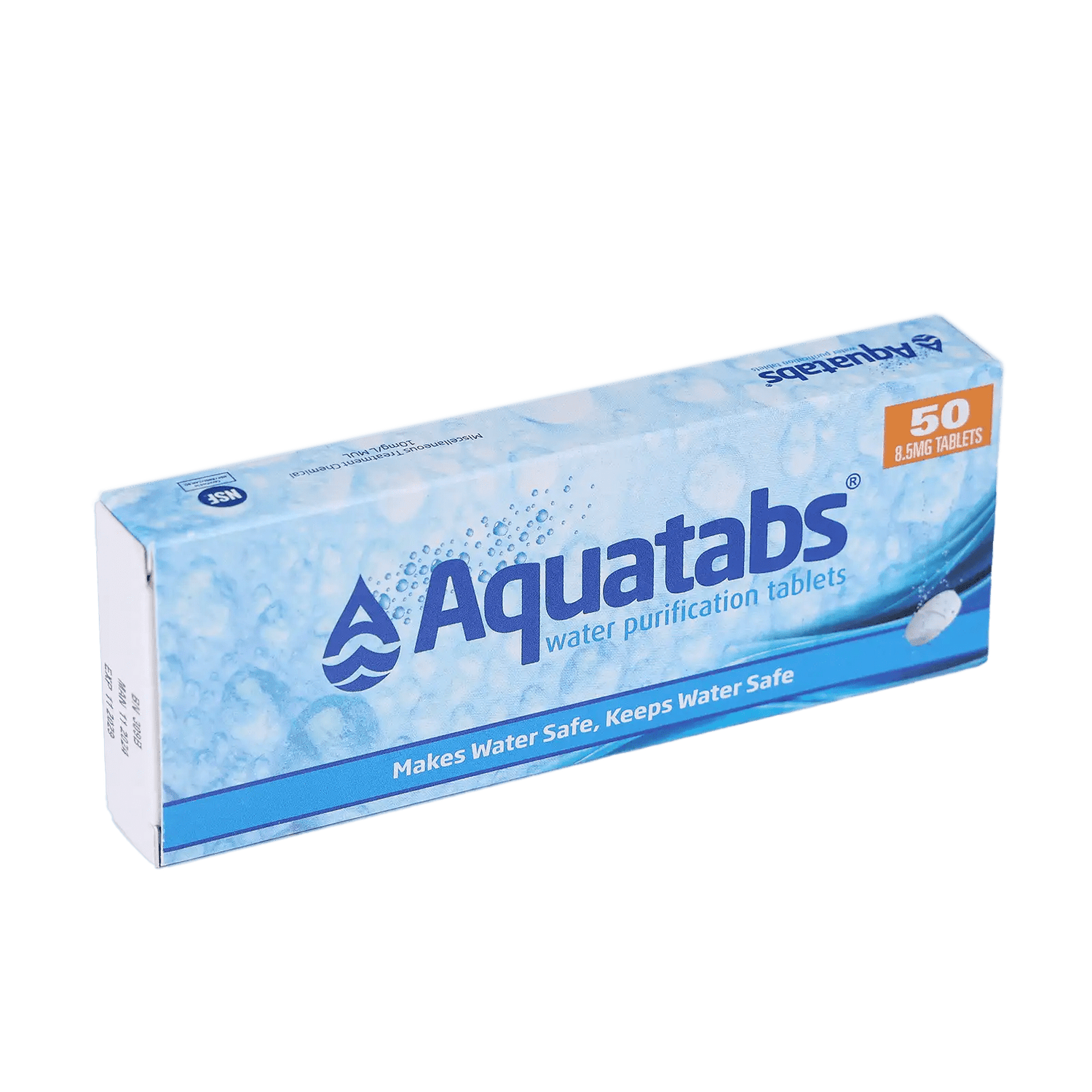 Aquatabs waterzuiveringstabletten 50 stuks - Goedvoorbereid.nl