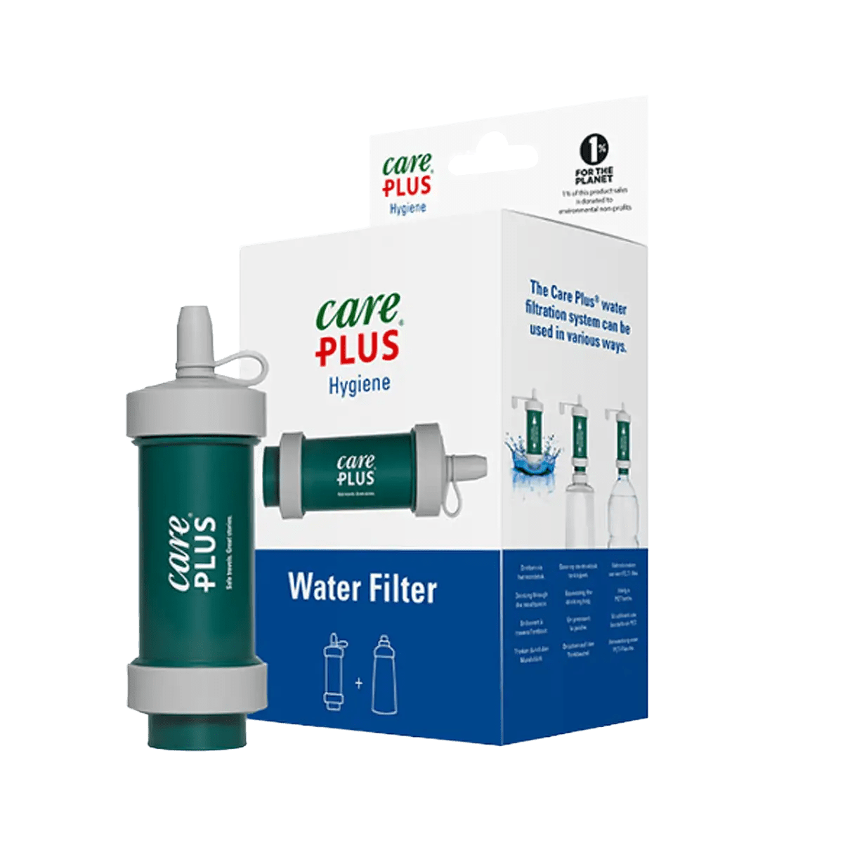 CarePlus Water Filter Jungle Green - Goedvoorbereid.nl