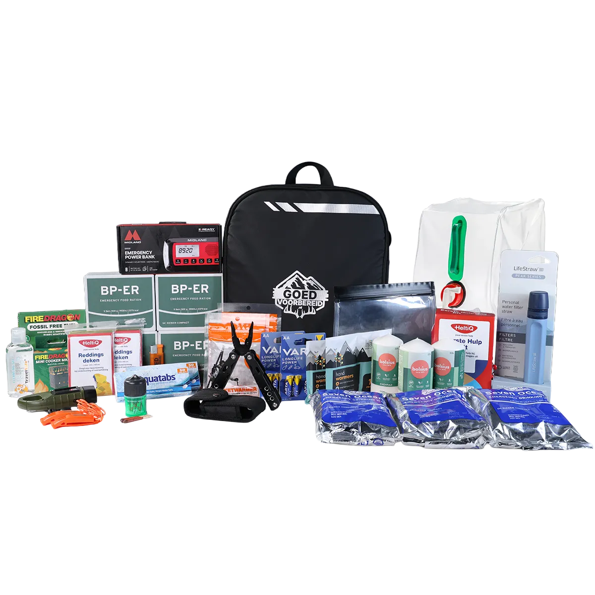 Goedvoorbereid.nl Noodpakket Plus - Goedvoorbereid.nl