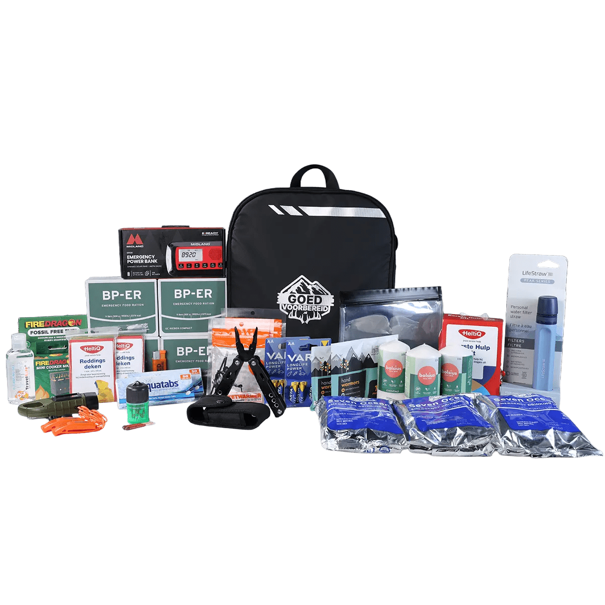 Goedvoorbereid.nl Noodpakket Plus - Goedvoorbereid.nl