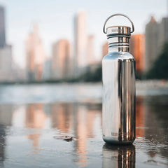 Klean Kanteen Drinkfles Reflect met bamboedop 800ml - Goedvoorbereid.nl