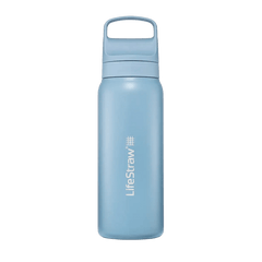 LifeStraw Go 2.0 Water Filter Fles 710ml Icelandic Blue RVS - Goedvoorbereid.nl