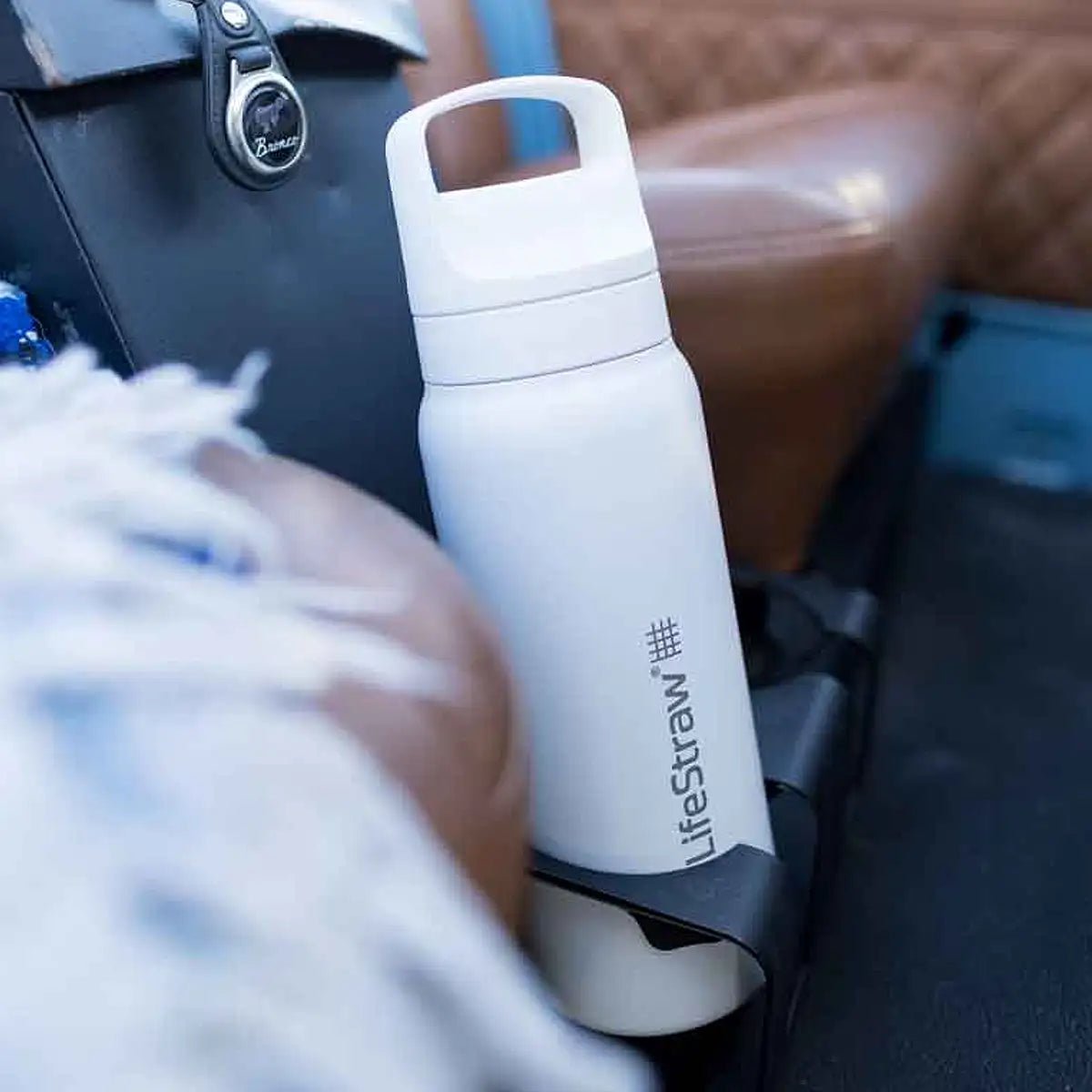 LifeStraw Go 2.0 Water Filter Fles 710ml Icelandic Blue RVS - Goedvoorbereid.nl