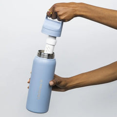 LifeStraw Go 2.0 Water Filter Fles 710ml Icelandic Blue RVS - Goedvoorbereid.nl