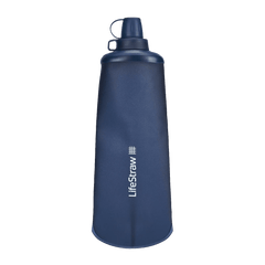 LifeStraw Peak Series Collapsible Squeeze 1L opvouwbare fles (Blue Mountain) - Goedvoorbereid.nl