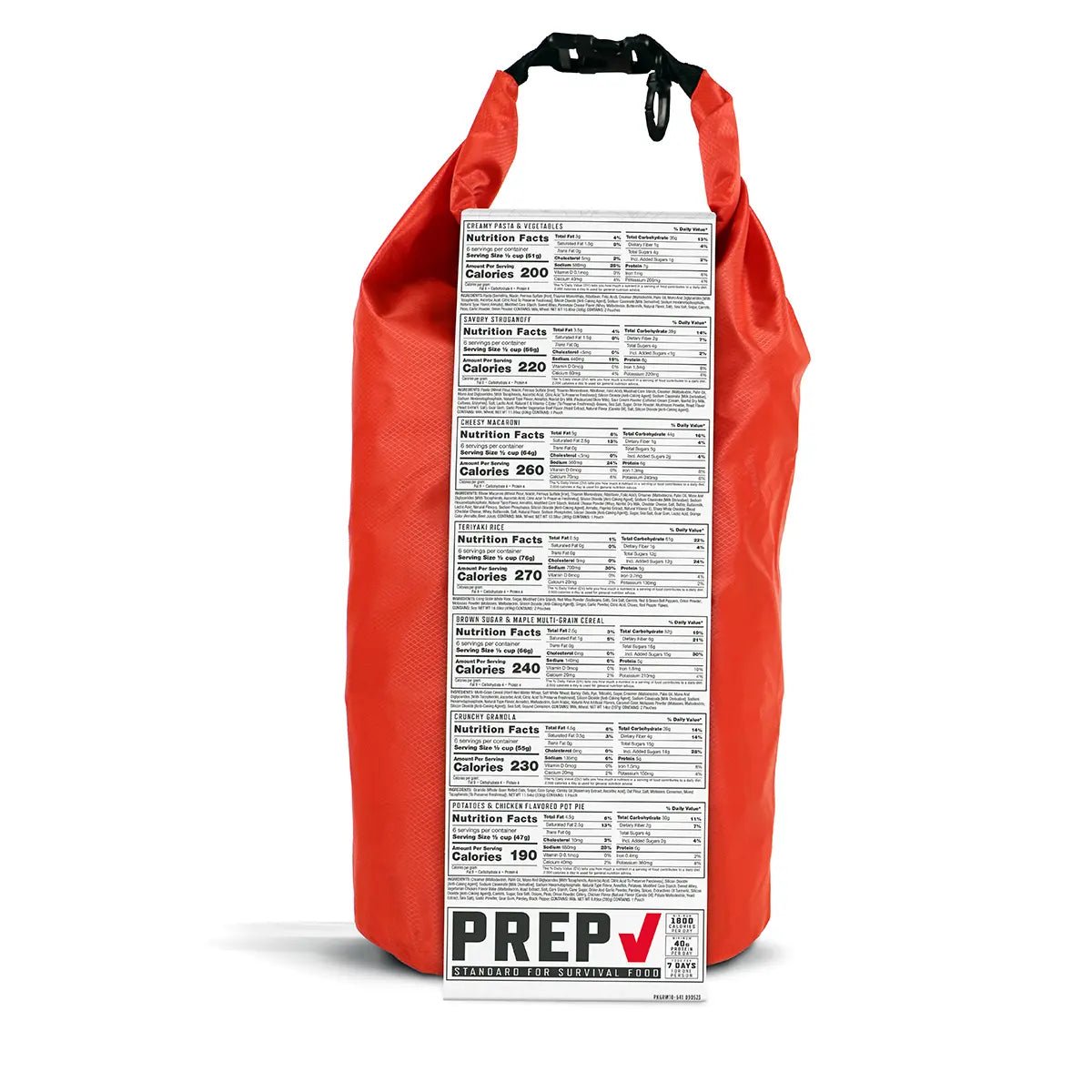 ReadyWise Noodrantsoen Ontbijt & Hoofdmaaltijden - 60 Porties 6 dagen - Goedvoorbereid.nl