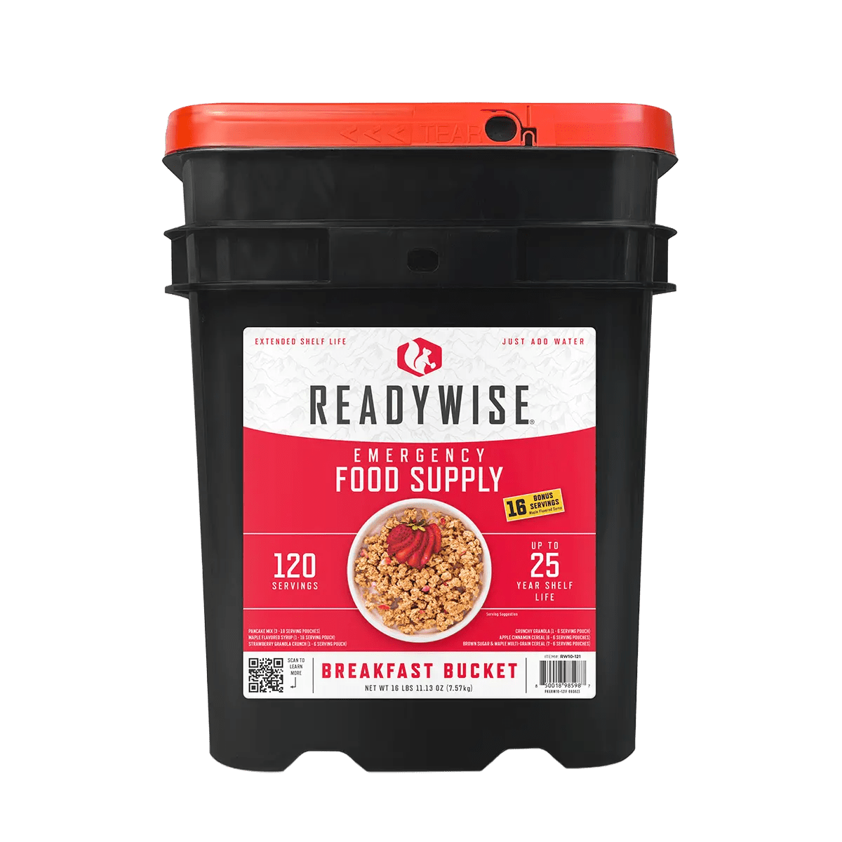 ReadyWise Variatiepakket Ontbijt - 120 Porties 13 dagen - Goedvoorbereid.nl