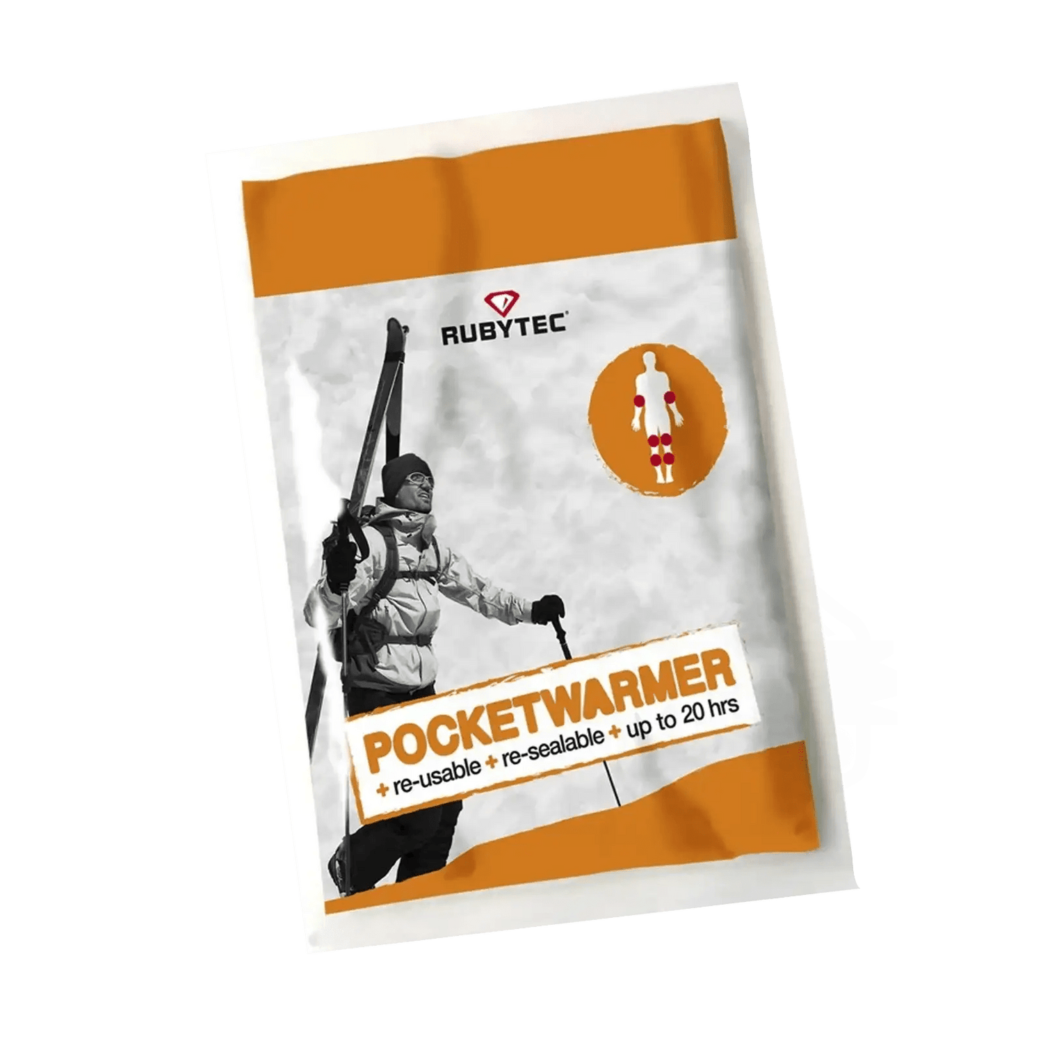 Rubytec Cabo Pocketwarmer chemische handverwarmer 1 stuk - Goedvoorbereid.nl