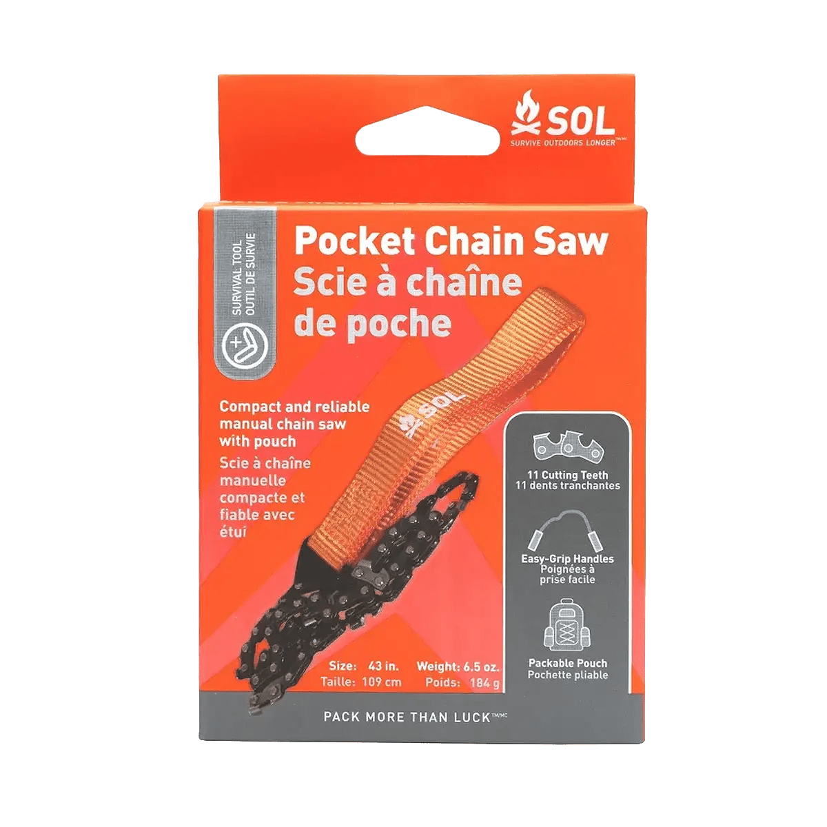 S.O.L. Pocket Chain Saw - Goedvoorbereid.nl