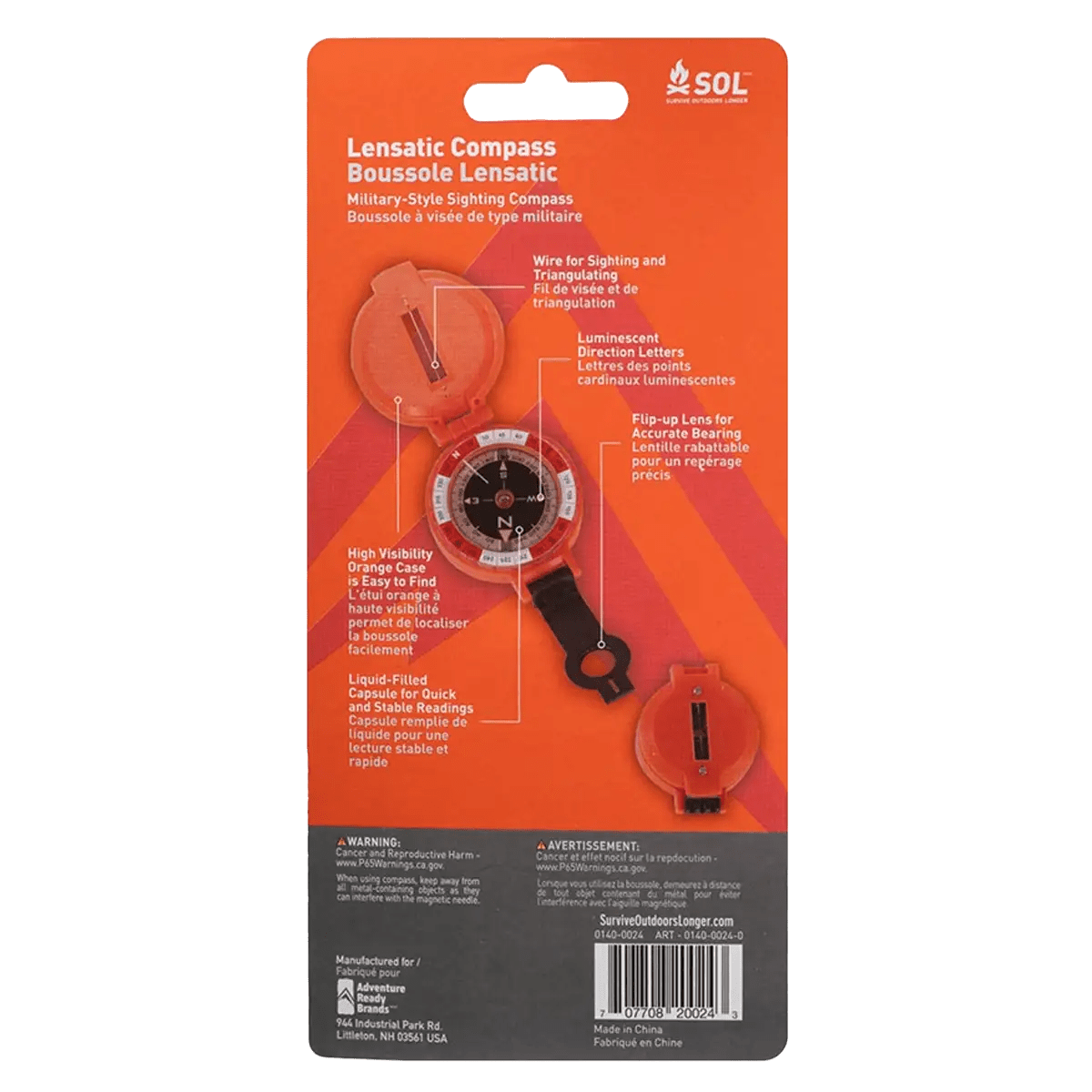 S.O.L. Whistle Compass - Goedvoorbereid.nl