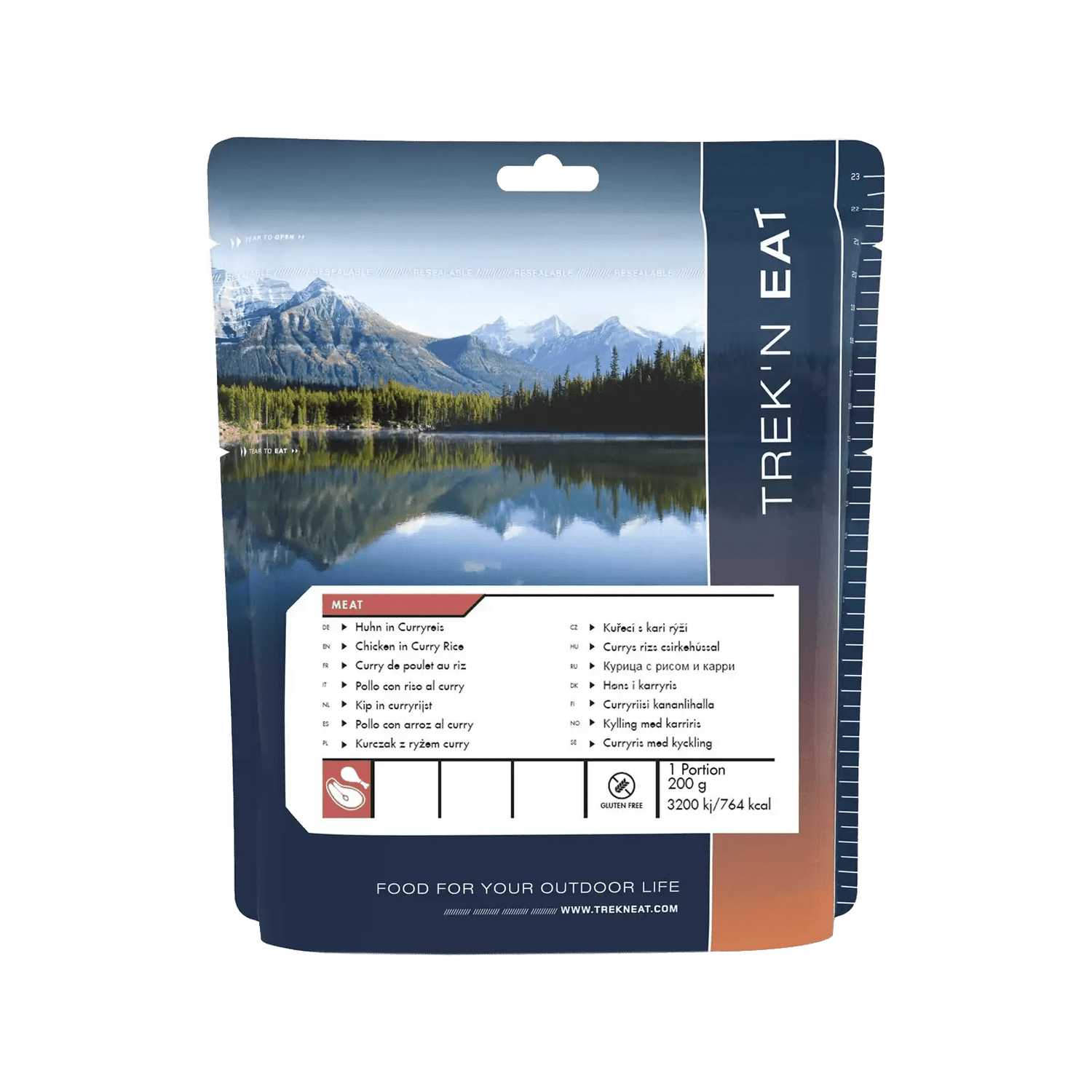 Trek 'n Eat Kip in curryrijst - Chicken Curry Rice 200g - Goedvoorbereid.nl